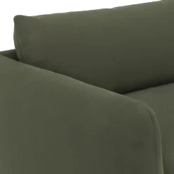 Leigh 87" Velvet Modular Corner Sectional - Hale Fir Green