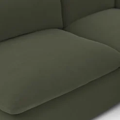 Leigh 121.5" Velvet Modular 5-Seater U-Shaped Sectional - Hale Fir Green