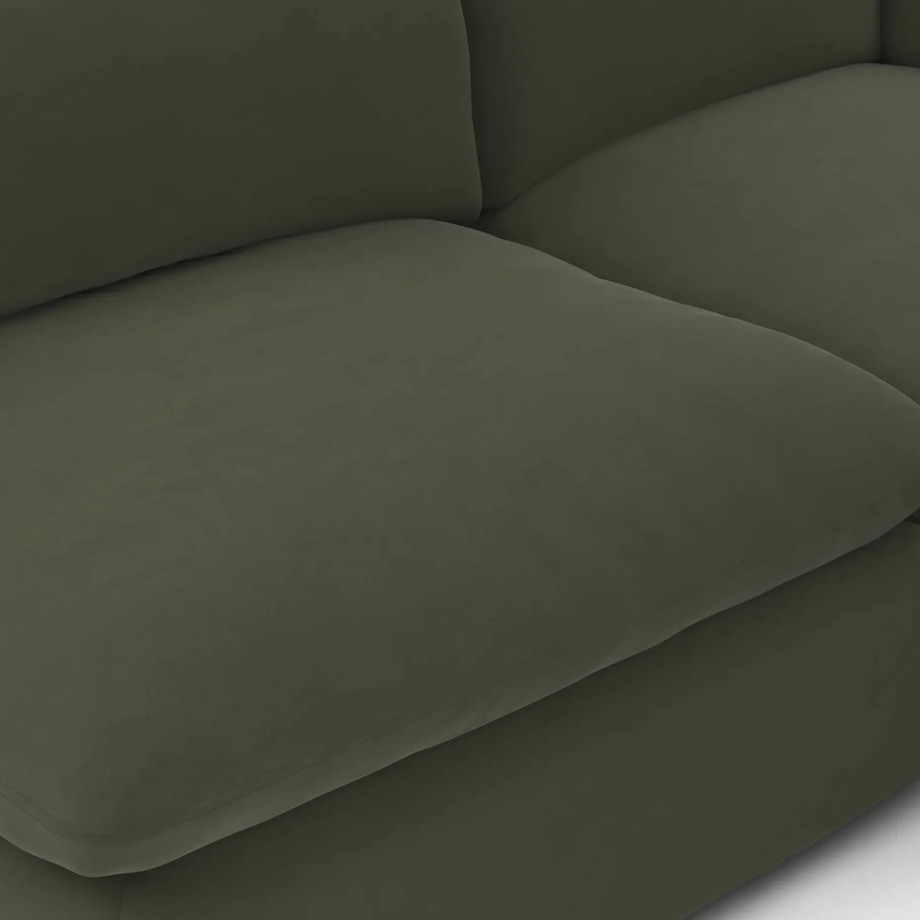 Leigh 121.5" Velvet Modular 5-Seater U-Shaped Sectional - Hale Fir Green
