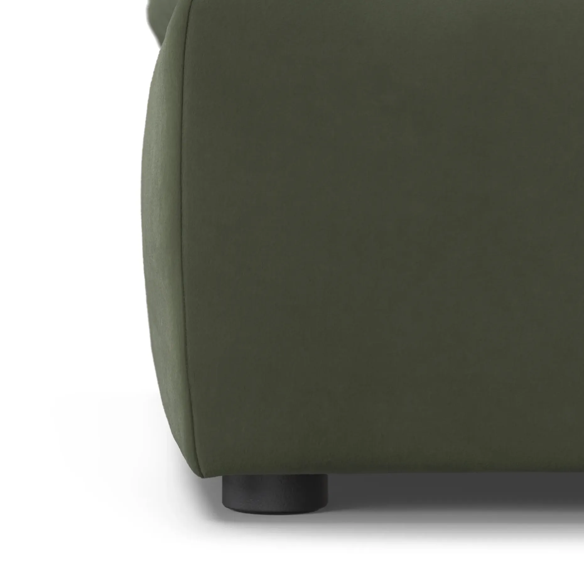 Leigh 121.5" Velvet Modular 3-Seater U-Shaped Sectional - Hale Fir Green