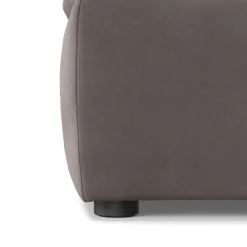 Leigh 121.5" Velvet Modular 3-Seater U-Shaped Sectional - Hale Warm Gray