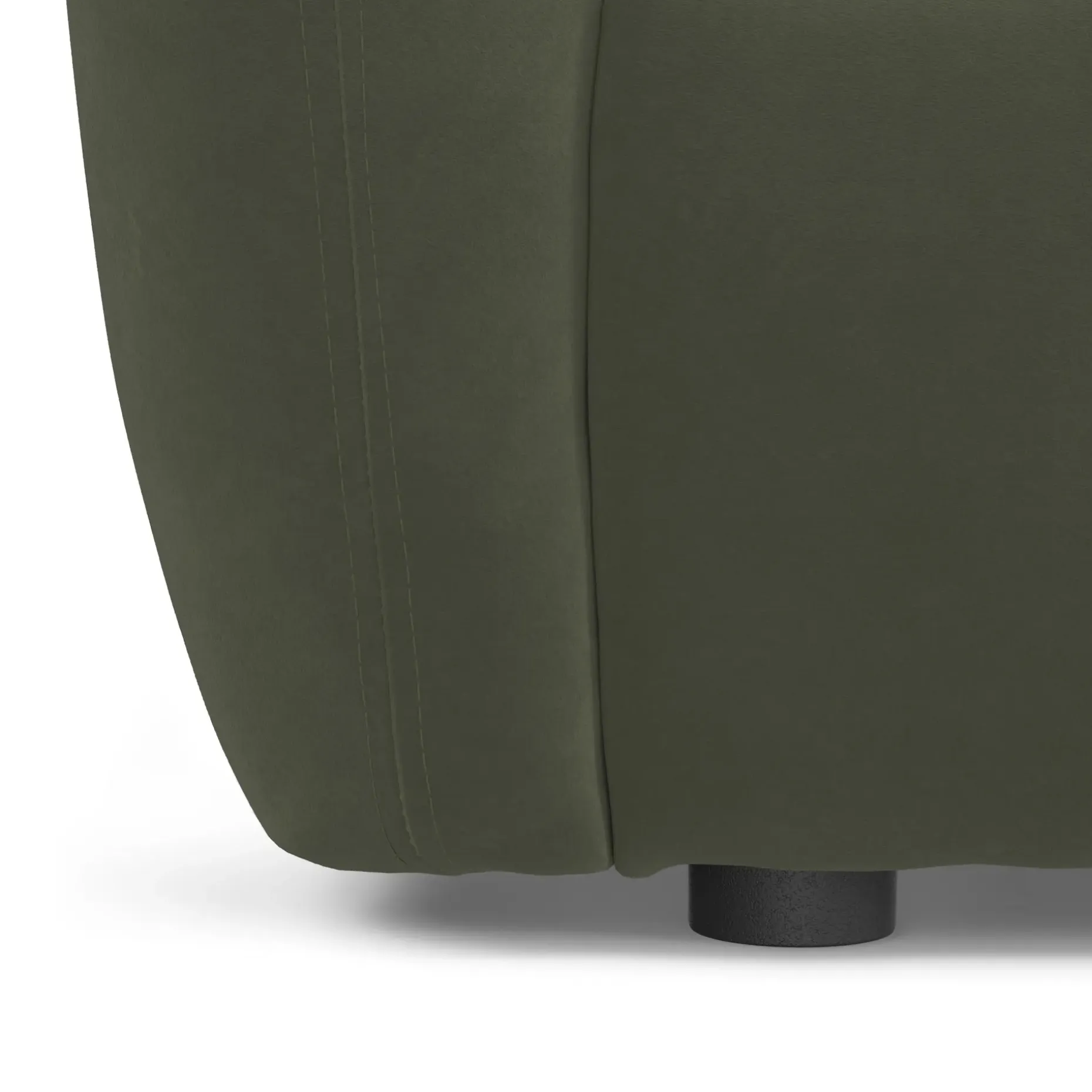 Leigh 92" Velvet Modular Sectional - Hale Fir Green