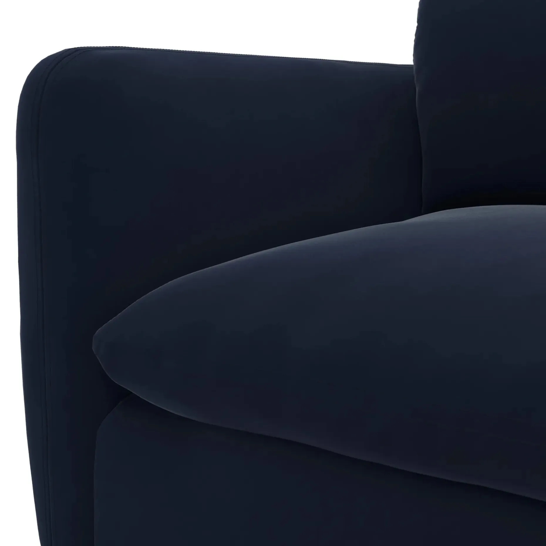 Leigh 92" Velvet Modular Sectional - Hale Ink