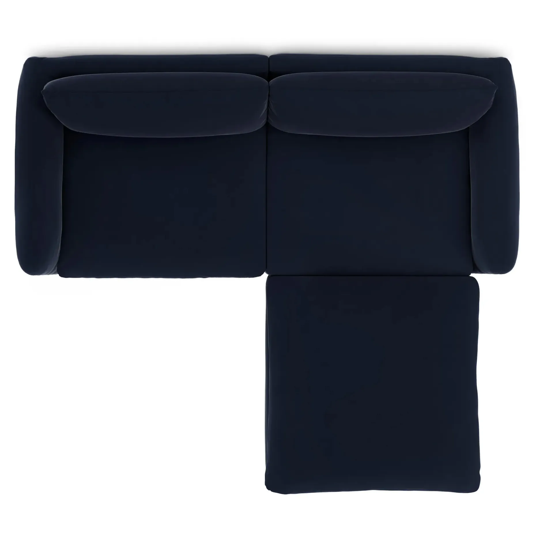 Leigh 92" Velvet Modular Sectional - Hale Ink