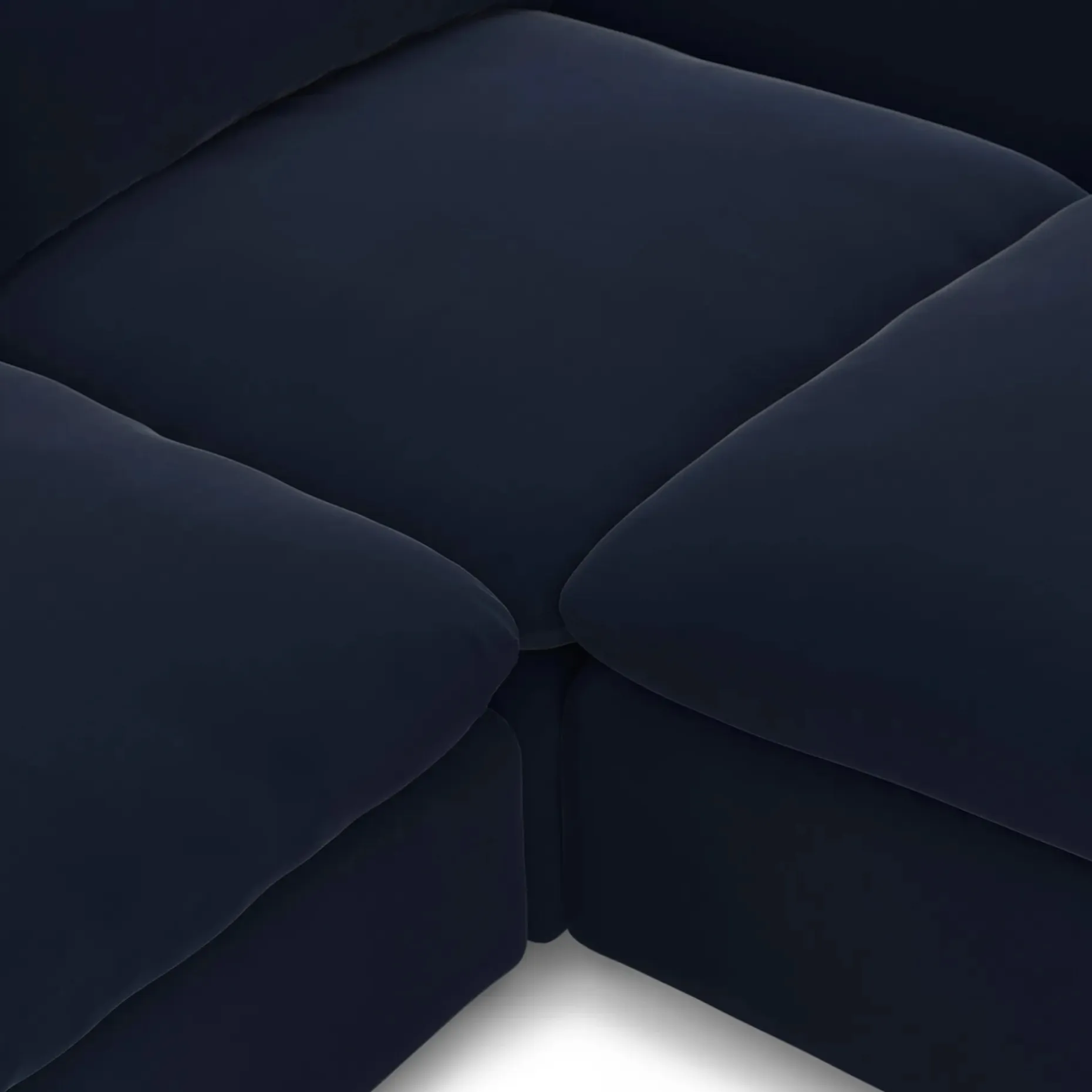 Leigh 92" Velvet Modular Sectional - Hale Ink