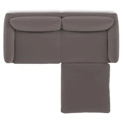 Leigh 92" Velvet Modular Sectional - Hale Warm Gray