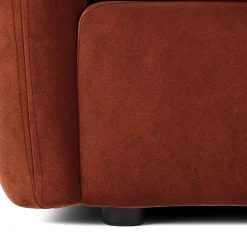Leigh 92" Velvet Modular Sofa - Hale Rust