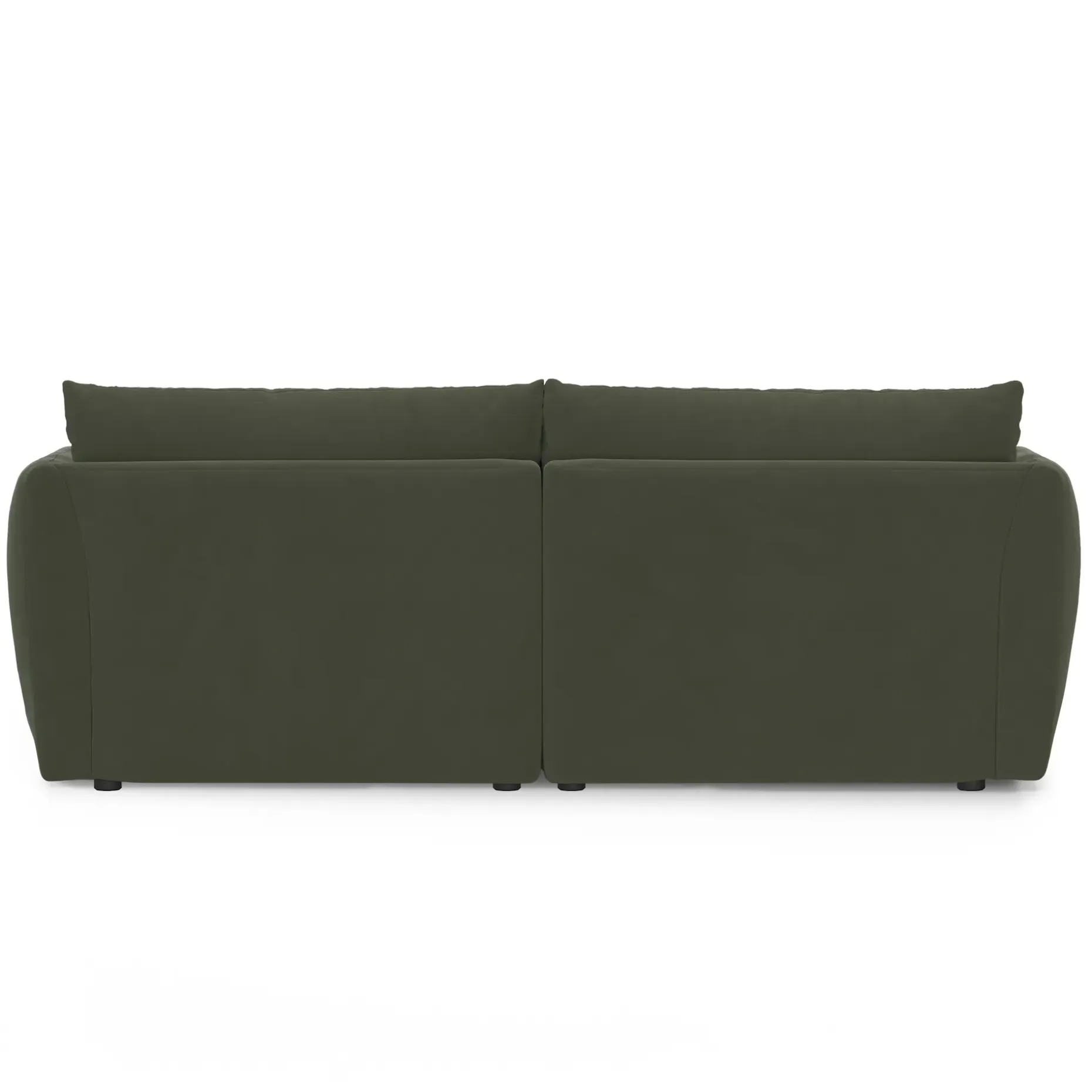 Leigh 92" Velvet Modular Sofa - Hale Fir Green