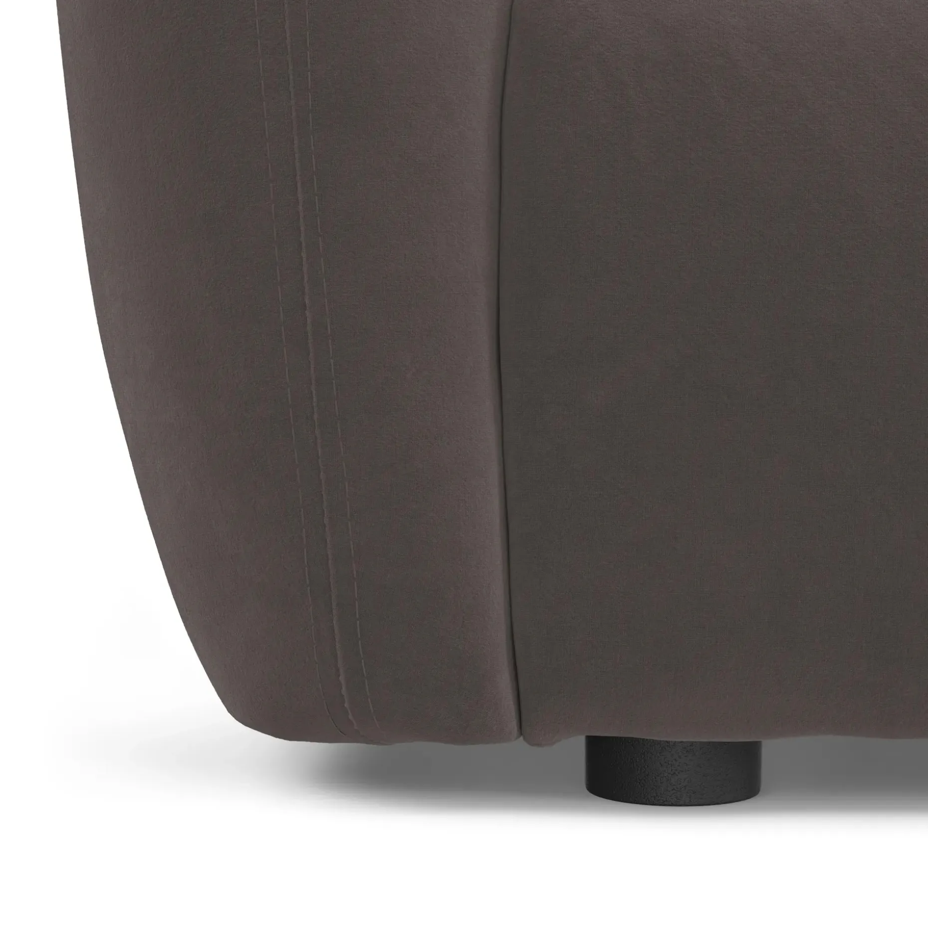 Leigh 92" Velvet Modular Sofa - Hale Warm Gray