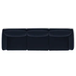 Leigh 131.5" Velvet Modular Sofa - Hale Ink