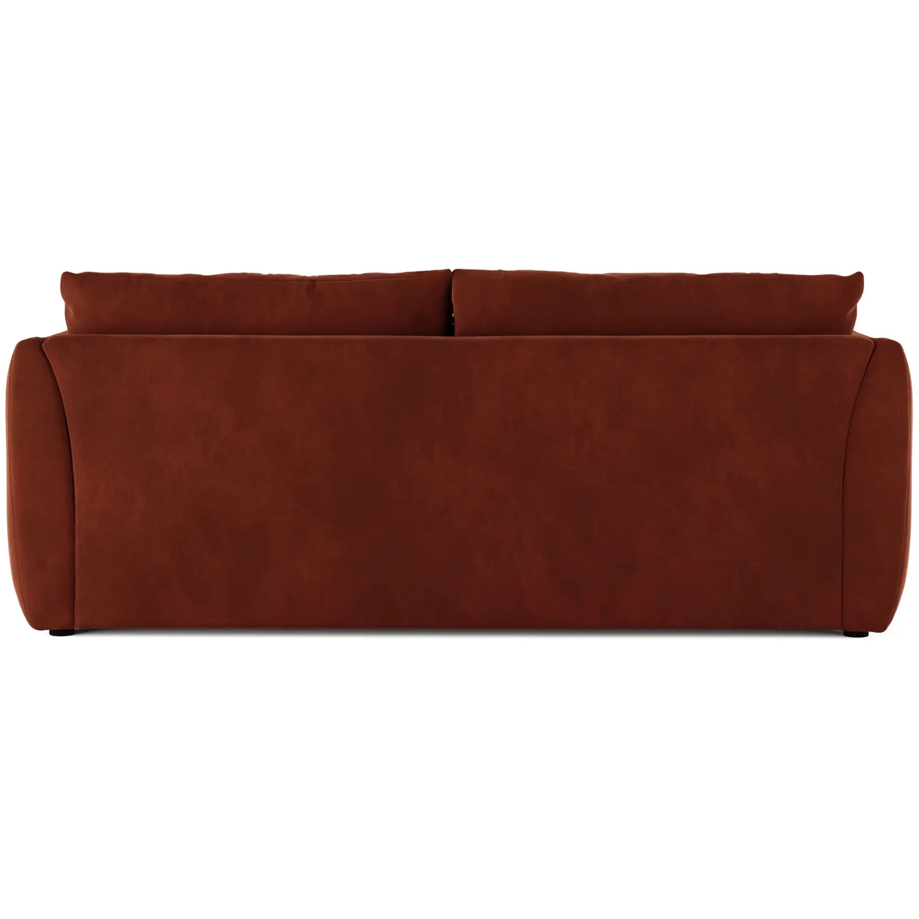 Leigh 86" Velvet Reversible Storage Sectional - Hale Rust