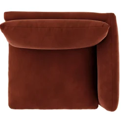Leigh 46" Velvet Right Arm Module - Hale Rust