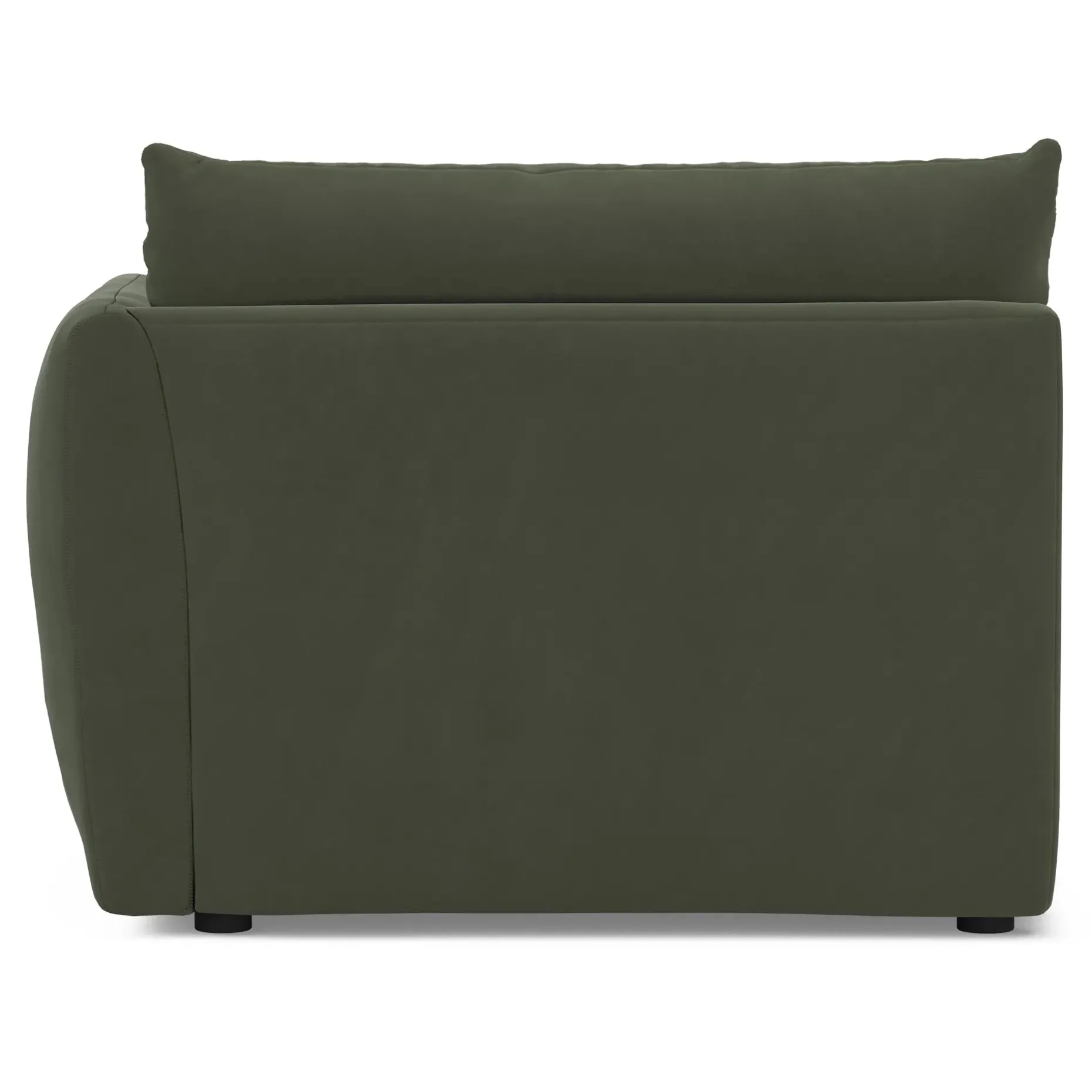 Leigh 46" Velvet Right Arm Module - Hale Fir Green