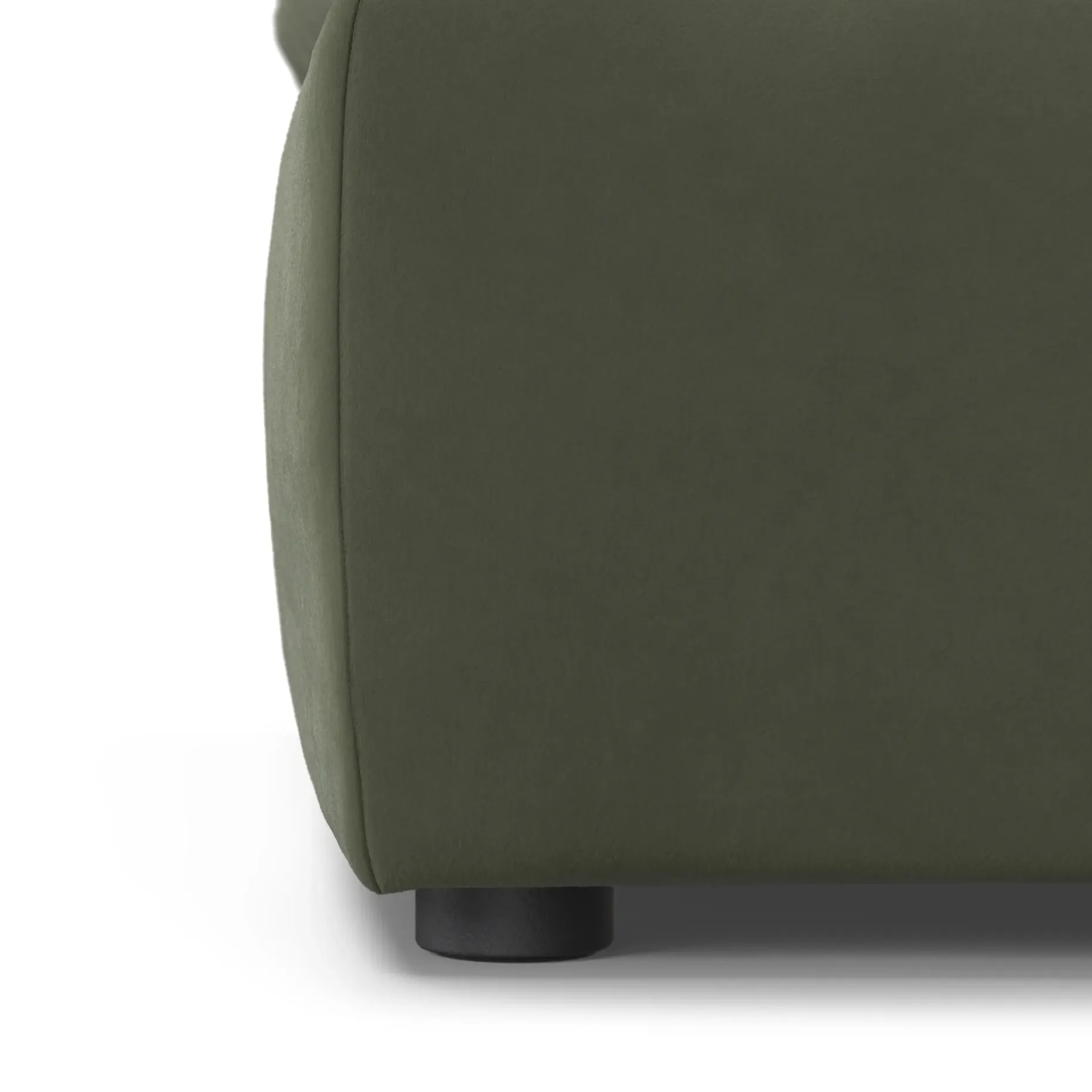 Leigh 46" Velvet Right Arm Module - Hale Fir Green