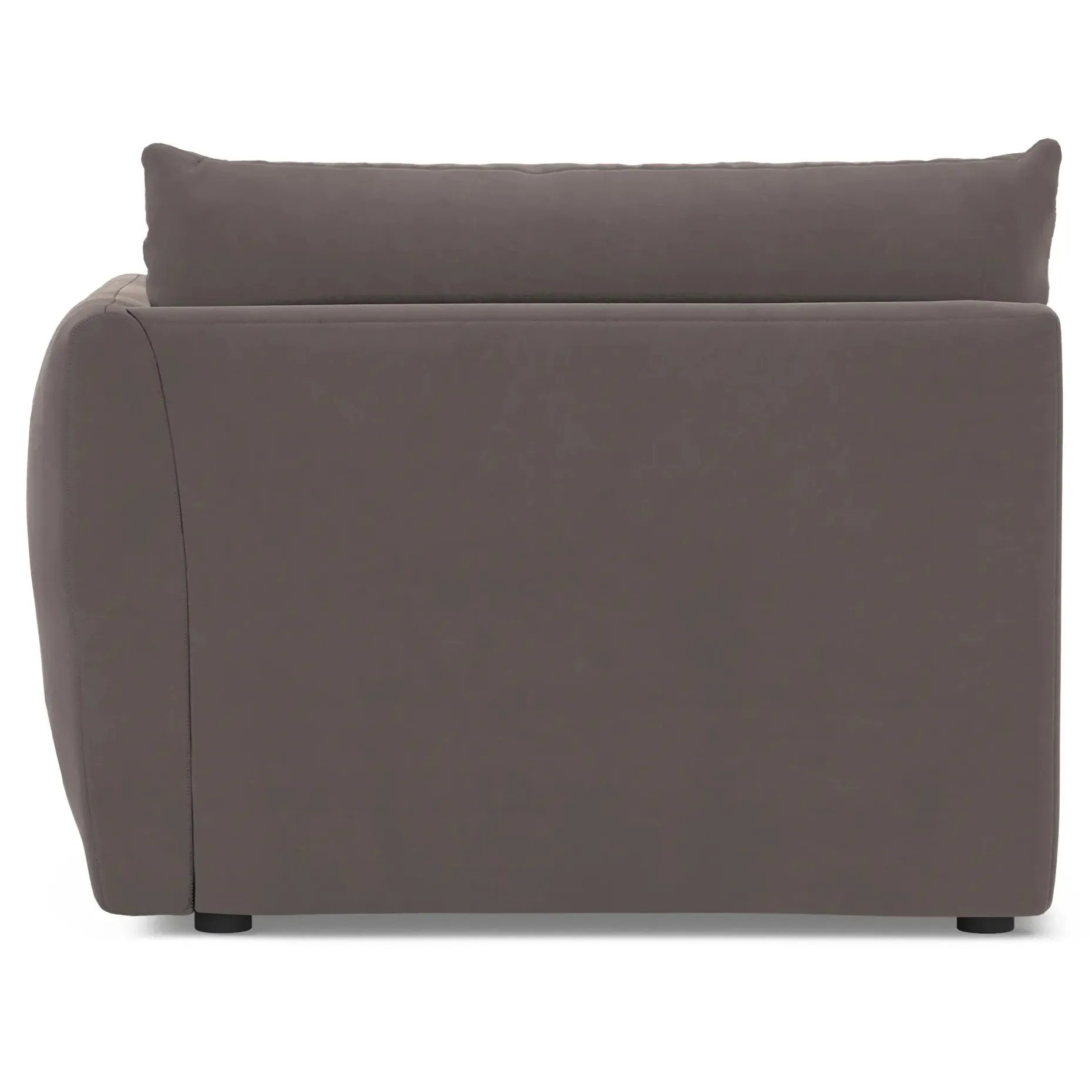 Leigh 46" Velvet Right Arm Module - Hale Warm Gray