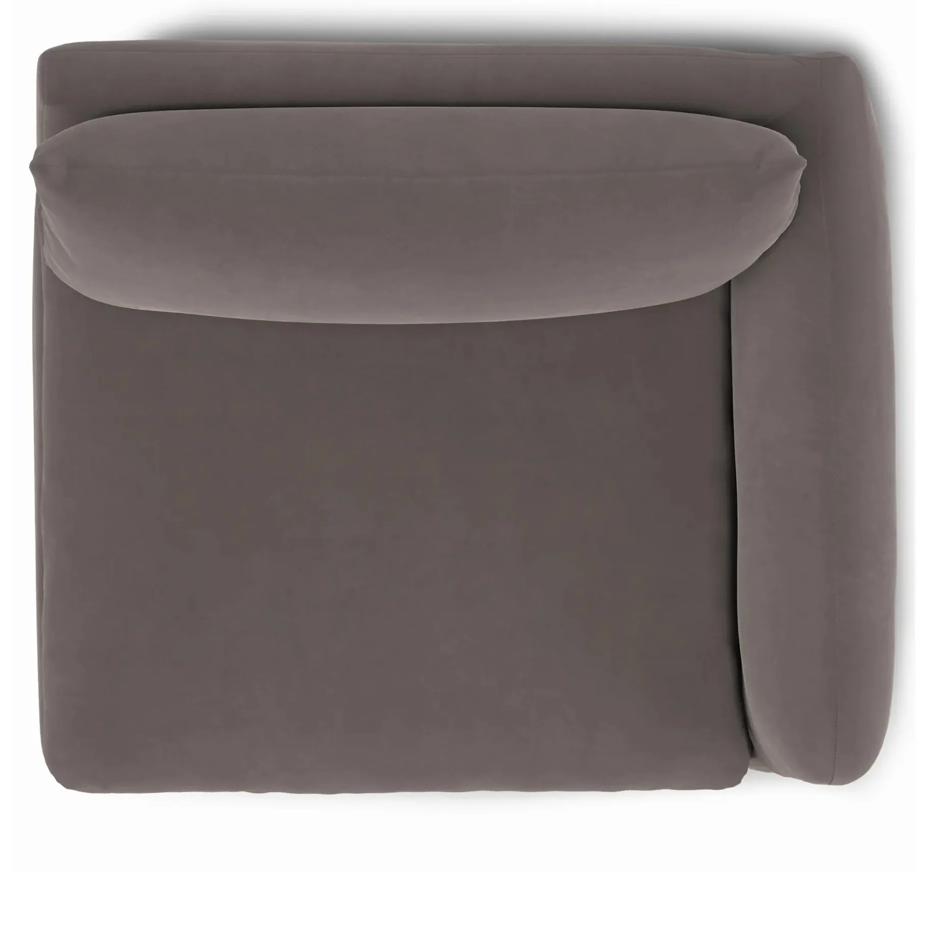 Leigh 46" Velvet Right Arm Module - Hale Warm Gray