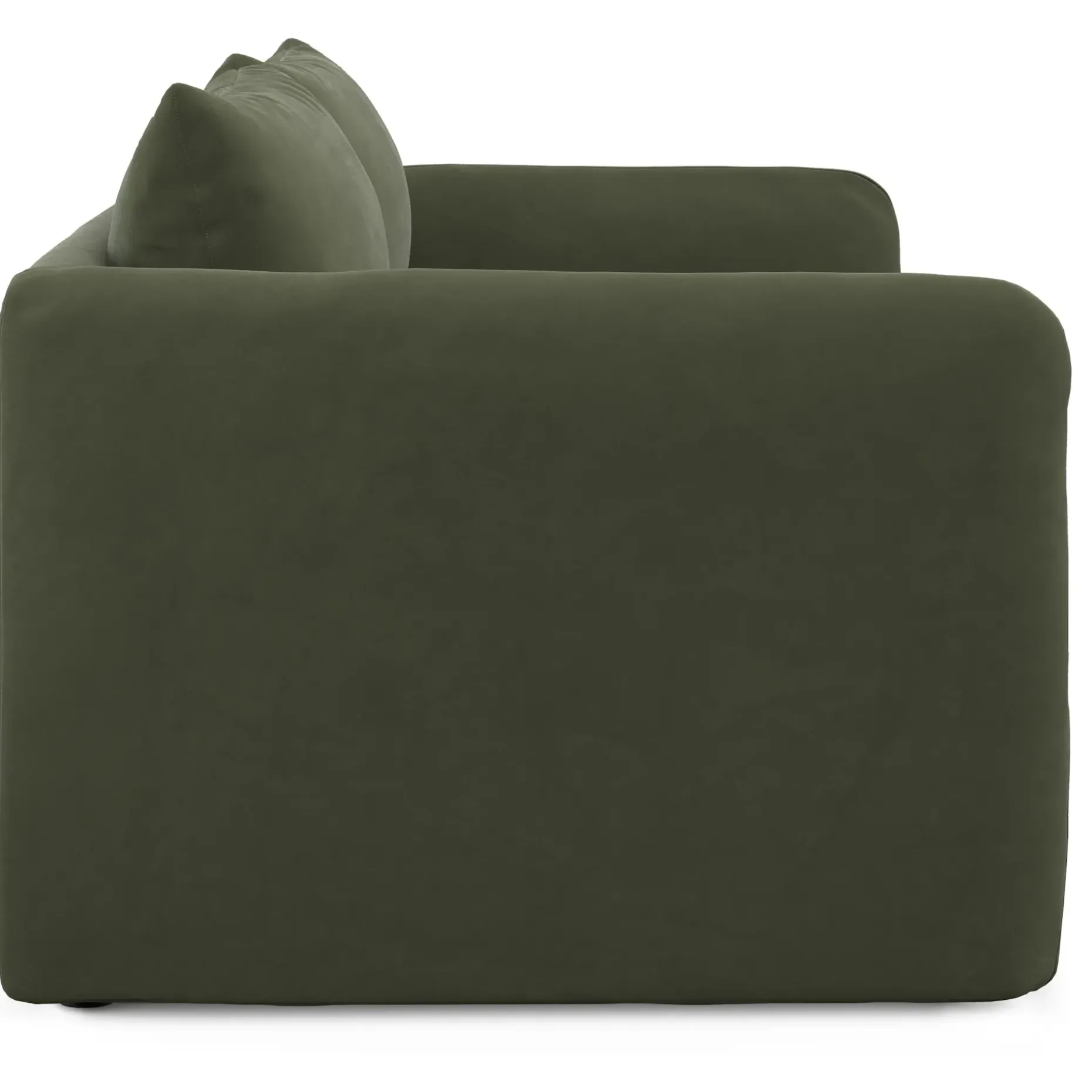 Leigh 86" Velvet Sofa Bed - Hale Fir Green