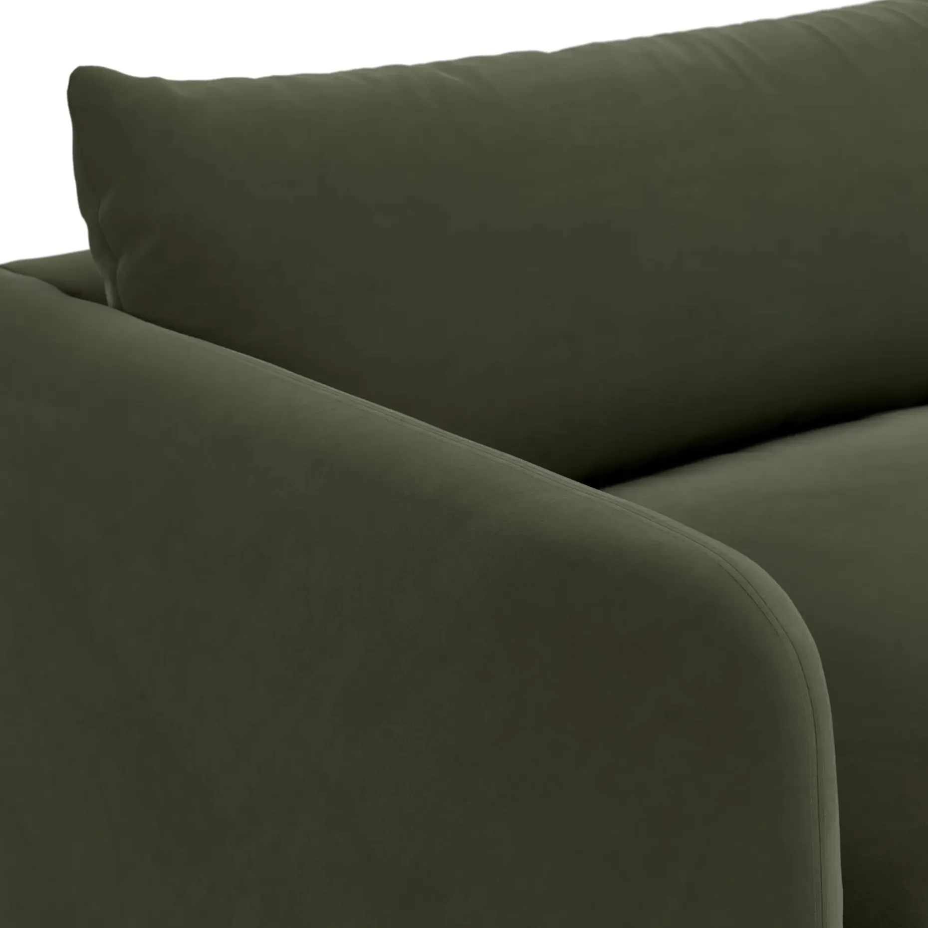 Leigh 86" Velvet Sofa Bed - Hale Fir Green