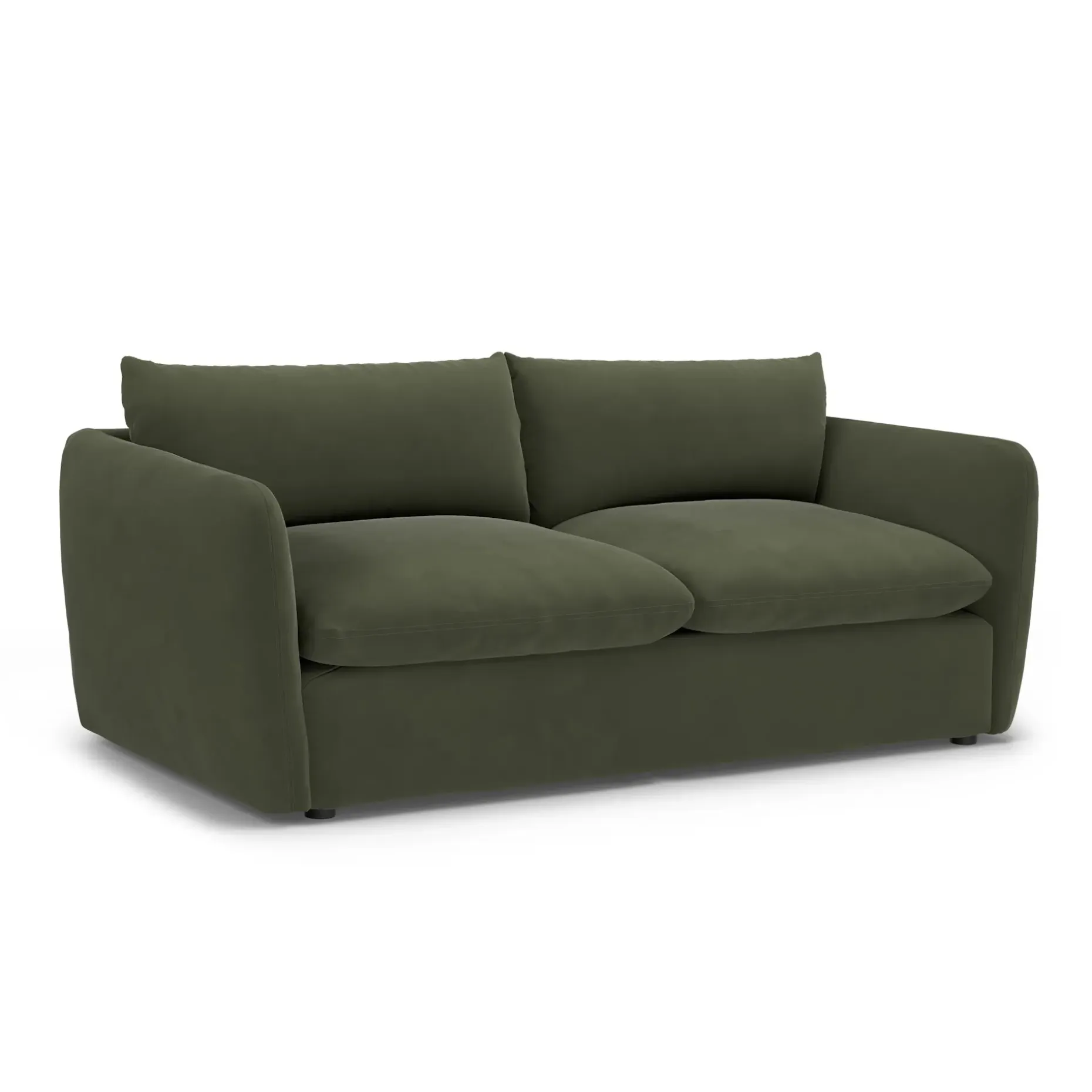 Leigh 86" Velvet Sofa Bed - Hale Fir Green