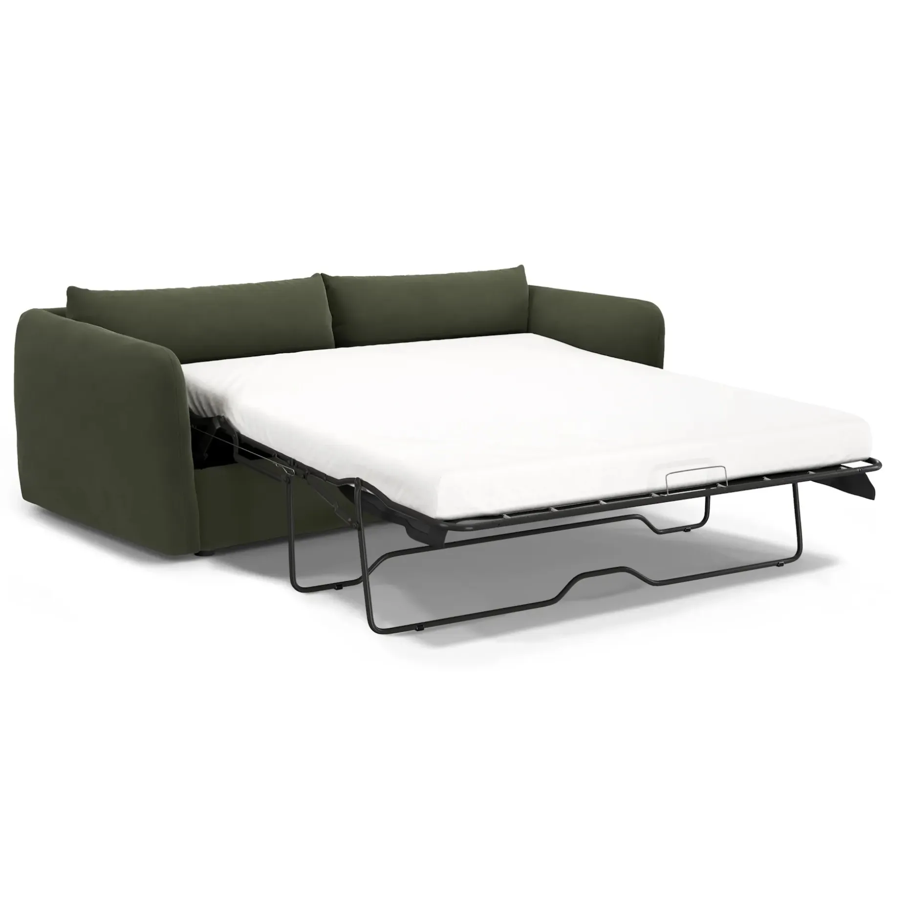 Leigh 86" Velvet Sofa Bed - Hale Fir Green