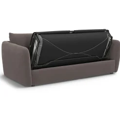 Leigh 86" Velvet Sofa Bed - Hale Warm Gray