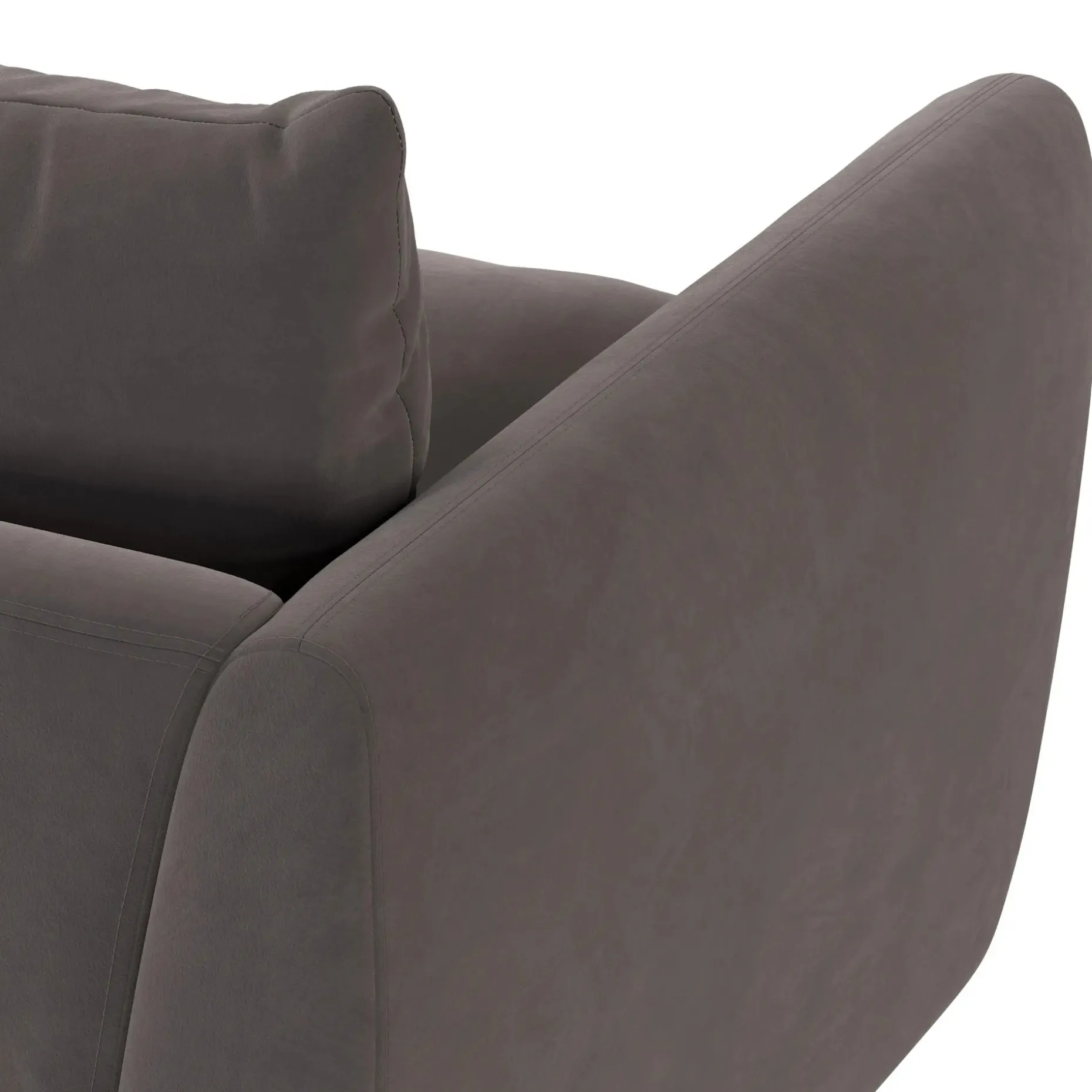 Leigh 86" Velvet Sofa Bed - Hale Warm Gray