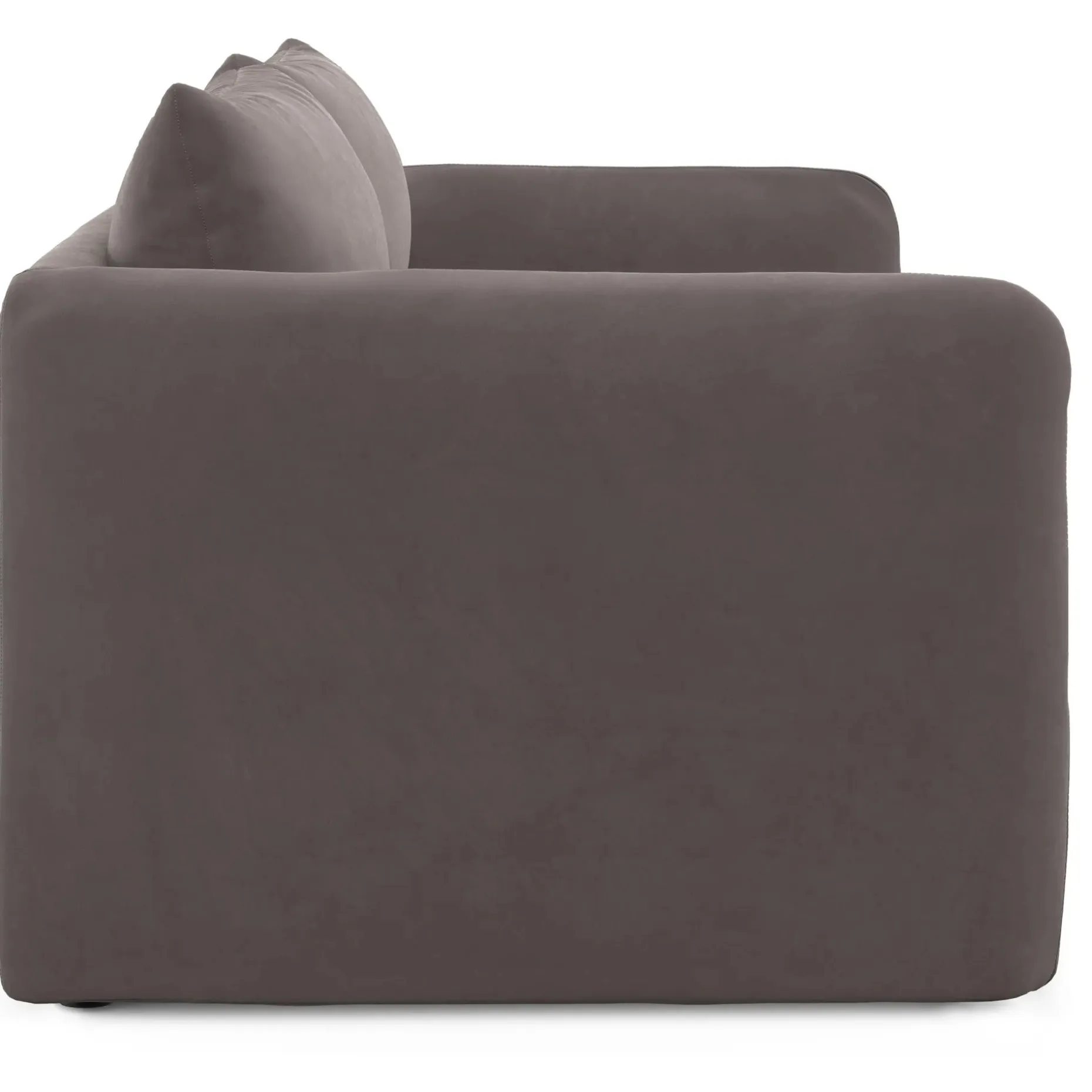 Leigh 86" Velvet Sofa Bed - Hale Warm Gray