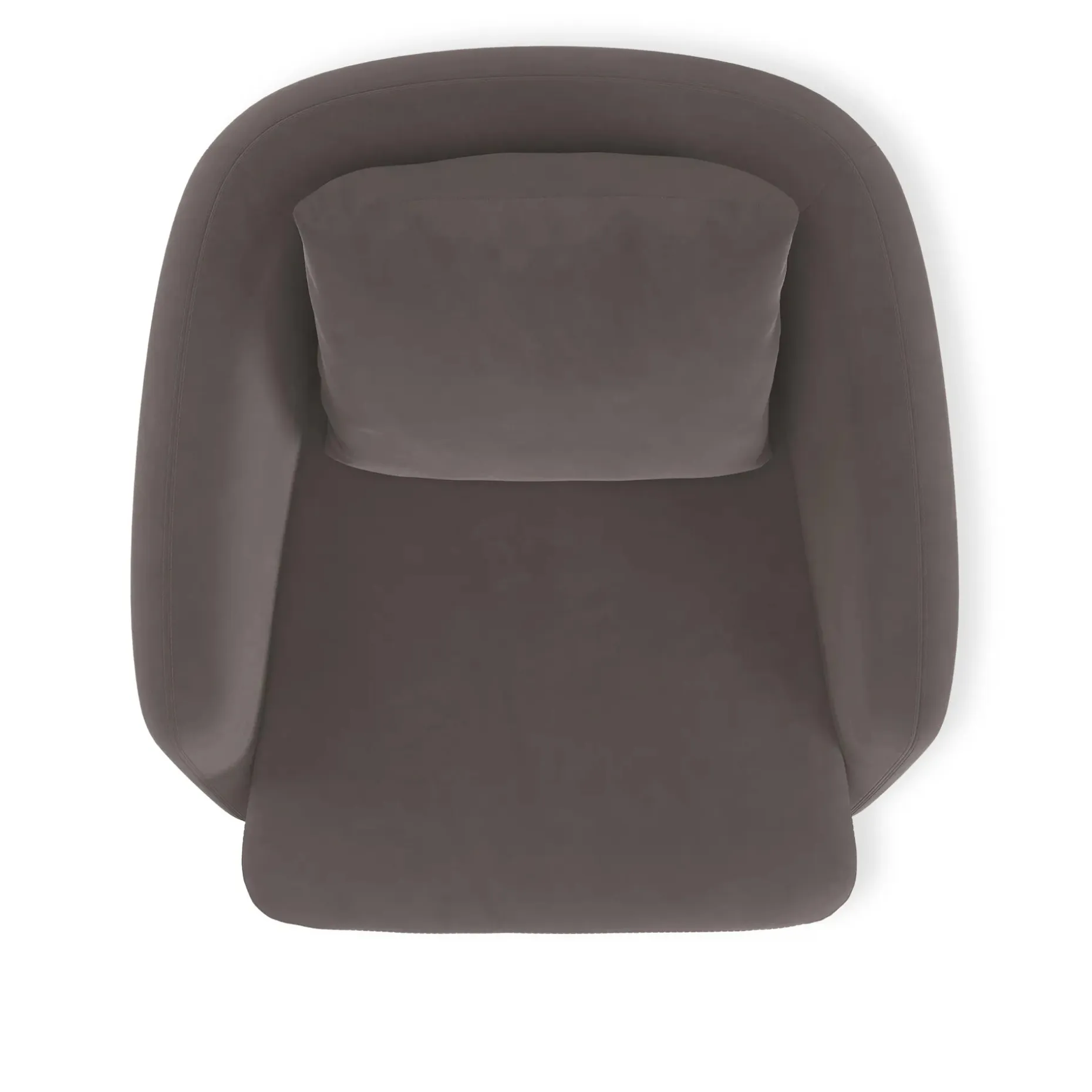 Leigh 33" Velvet Swivel Lounge Chair - Hale Warm Gray