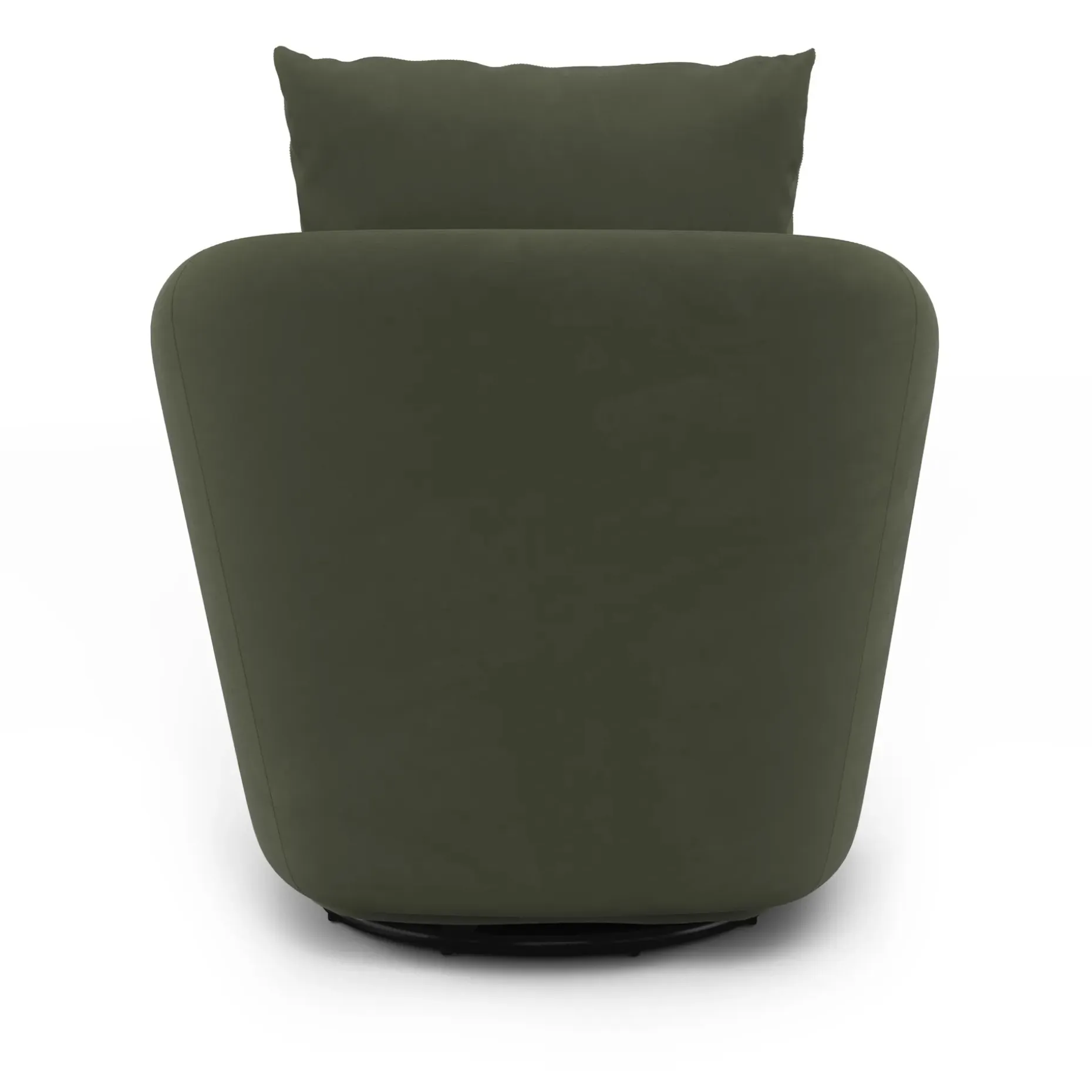 Leigh 33" Velvet Swivel Lounge Chair - Hale Fir Green