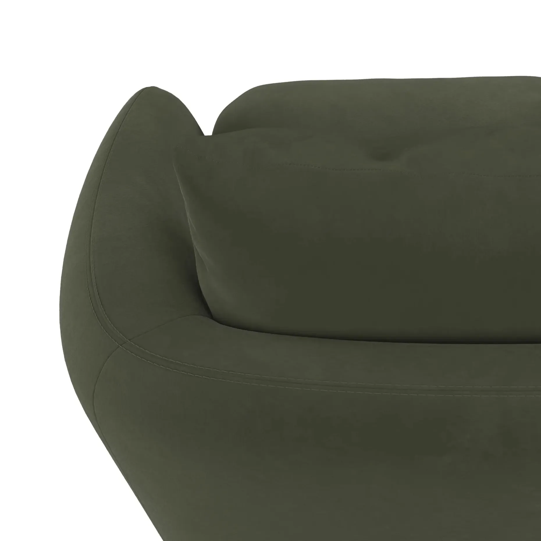 Leigh 33" Velvet Swivel Lounge Chair - Hale Fir Green