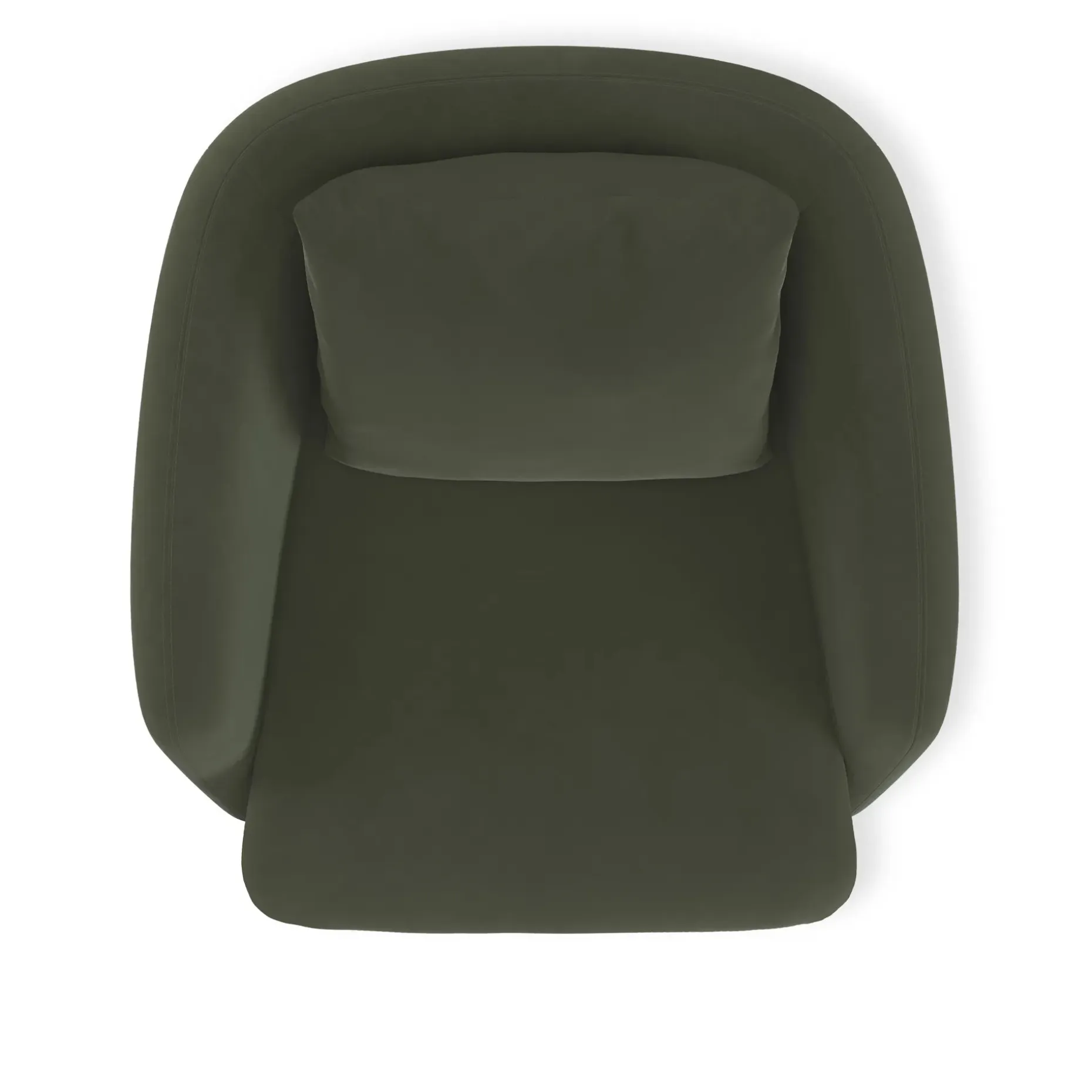 Leigh 33" Velvet Swivel Lounge Chair - Hale Fir Green