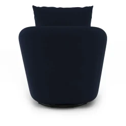 Leigh 33" Velvet Swivel Lounge Chair - Hale Ink