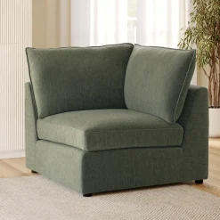 Lenae 38" Corner Module - Eleos Green