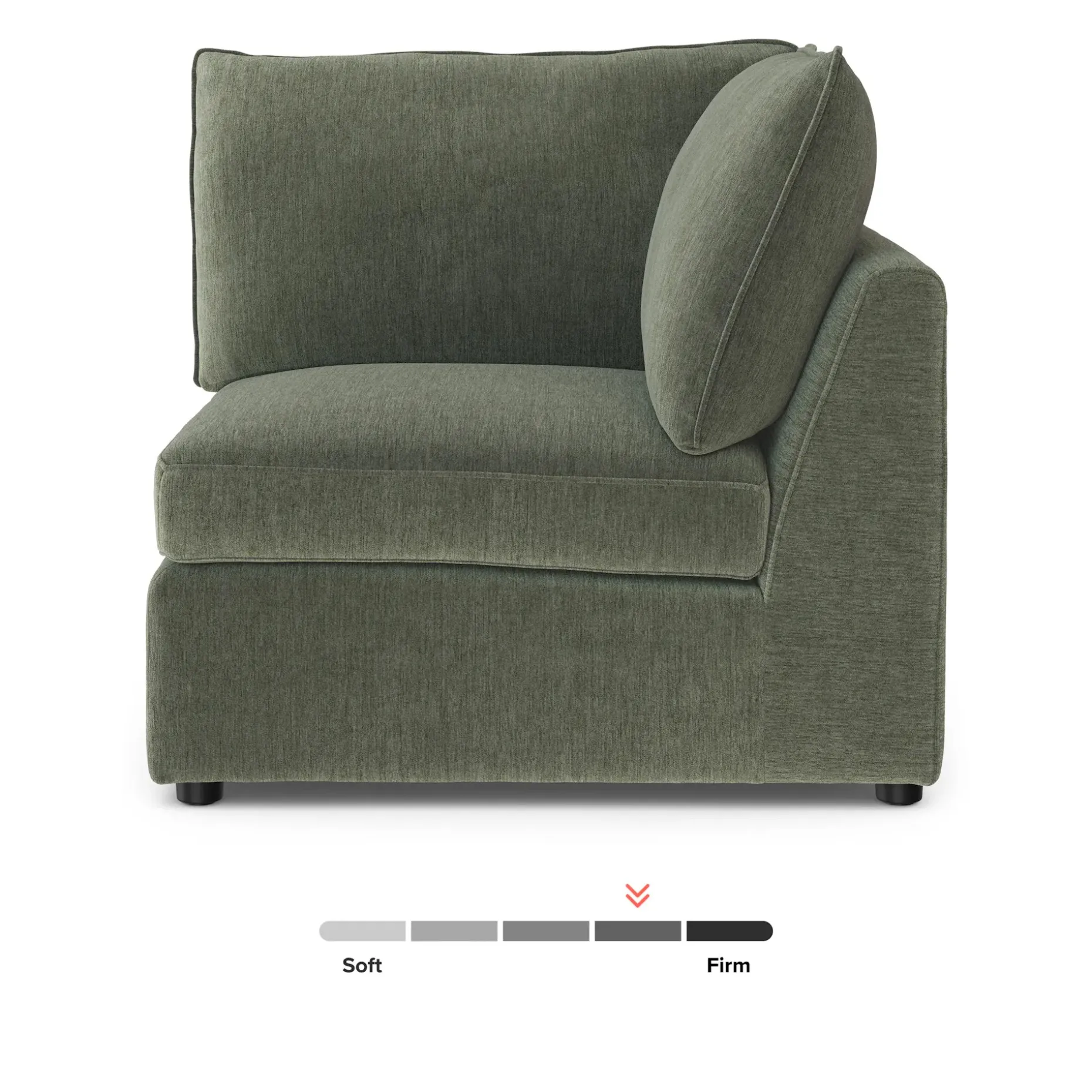 Lenae 38" Corner Module - Eleos Green