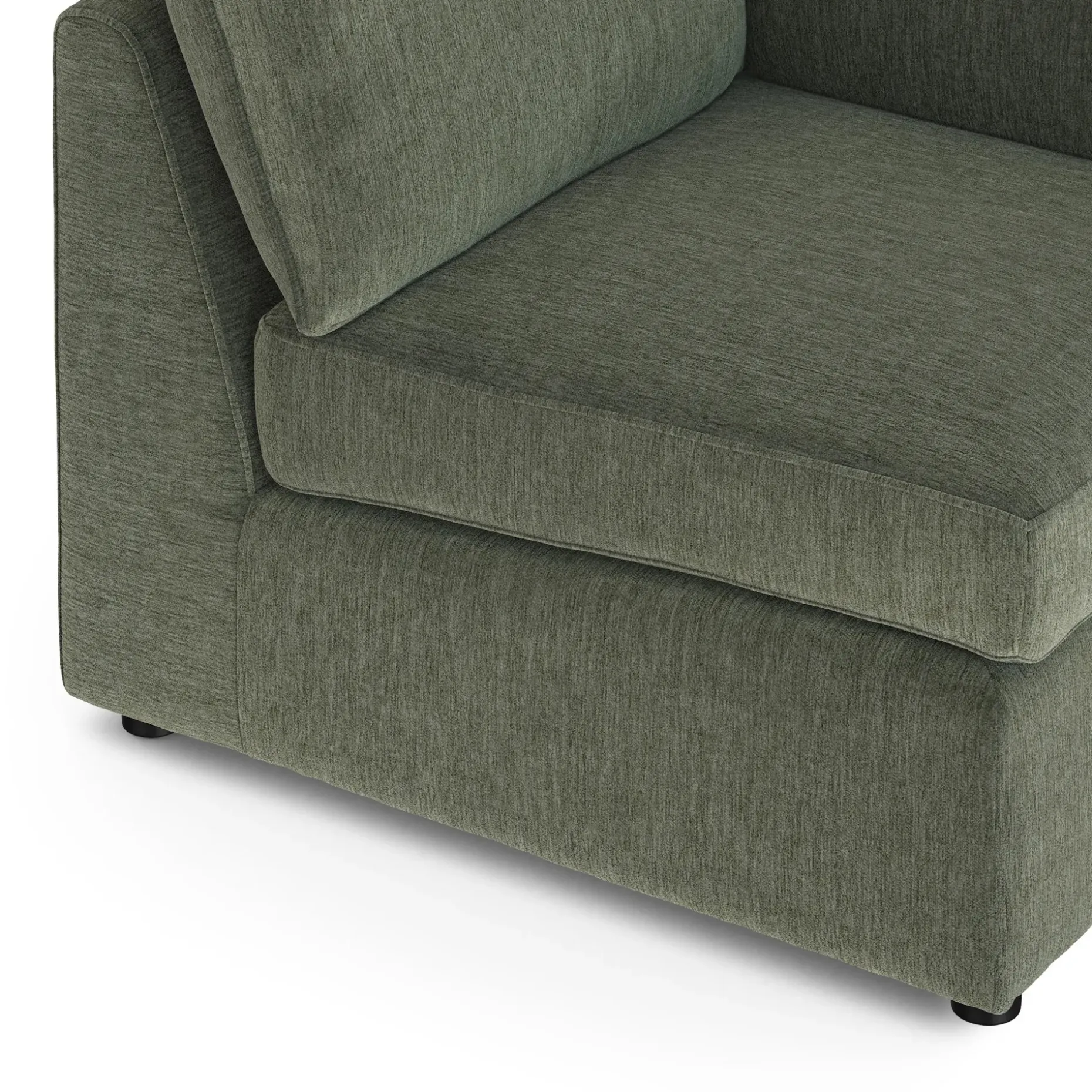 Lenae 38" Corner Module - Eleos Green
