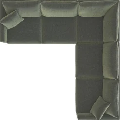Lenae 106" Corner Sectional - Eleos Green