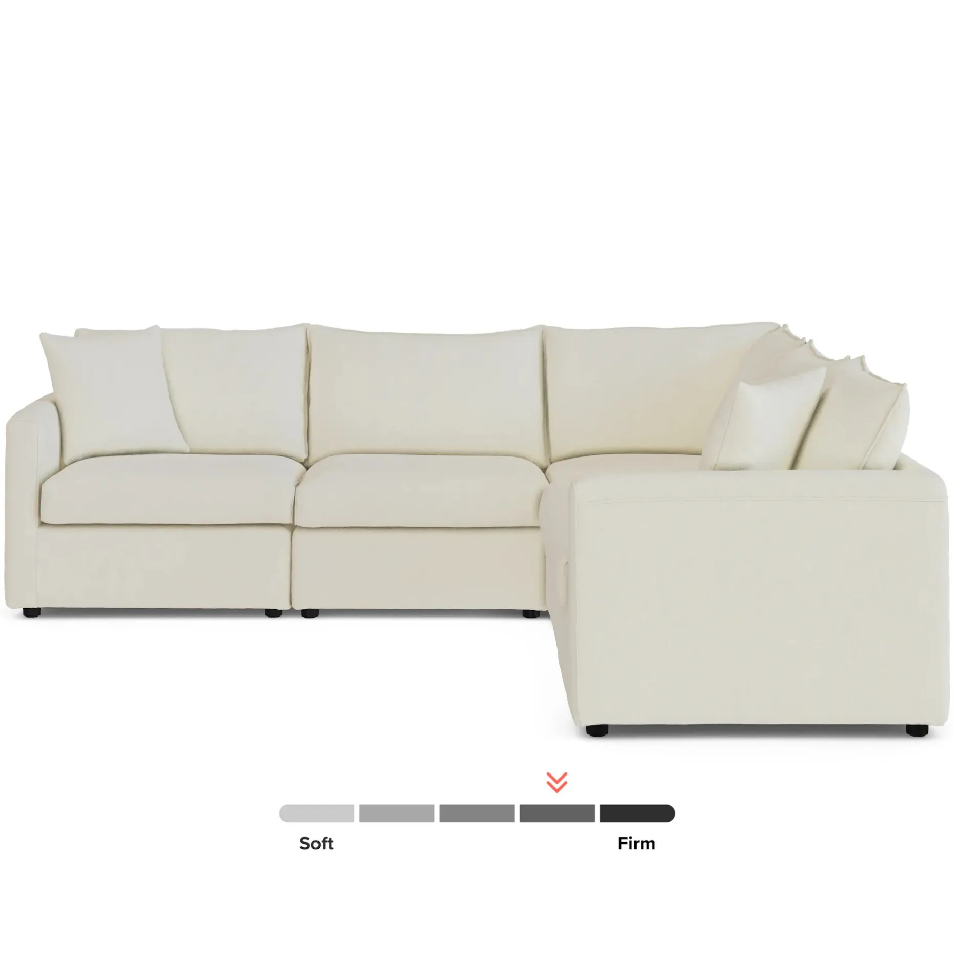 Lenae 106" Corner Sectional - Savoy Ivory