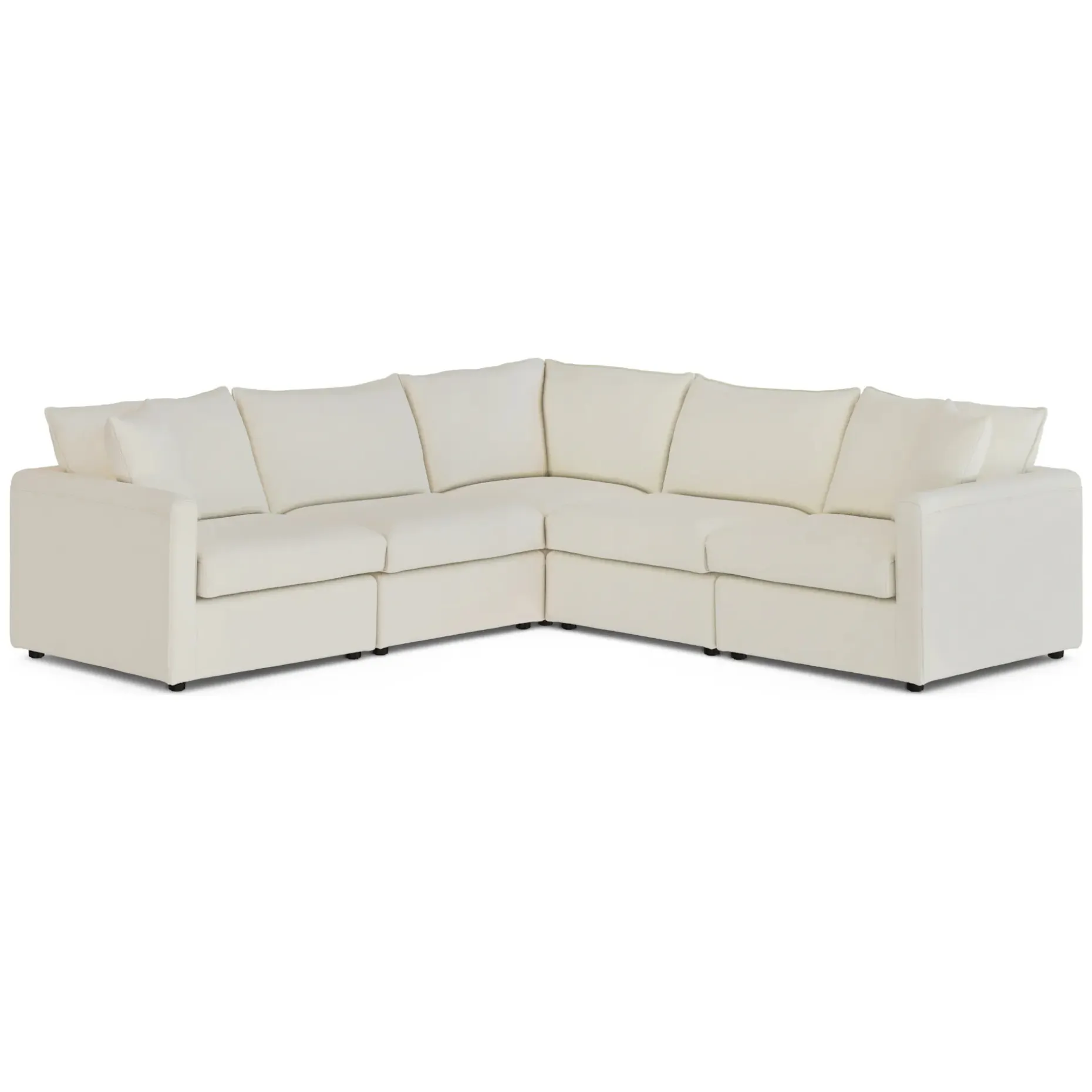 Lenae 106" Corner Sectional - Savoy Ivory