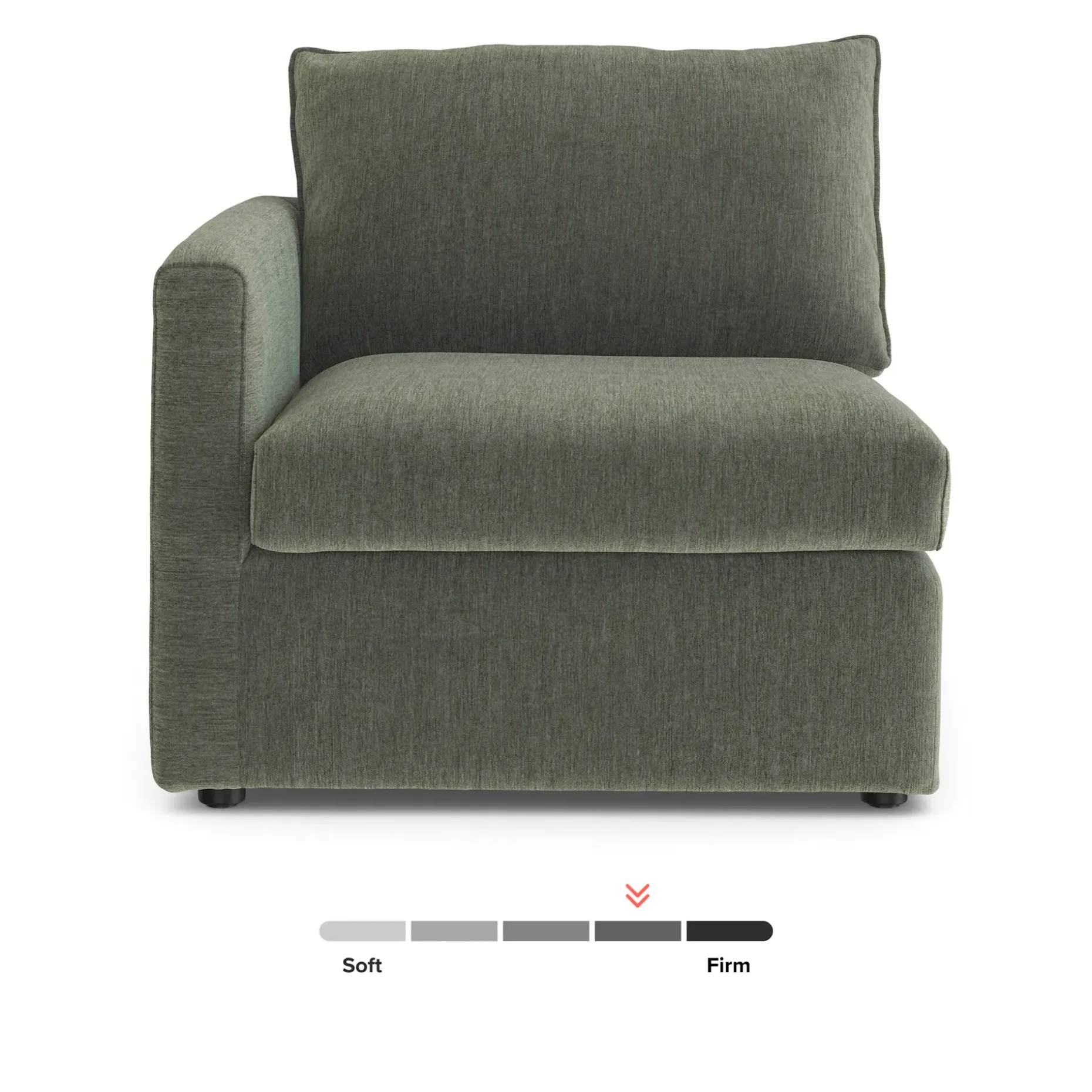 Lenae 36" Left Arm Module - Eleos Green