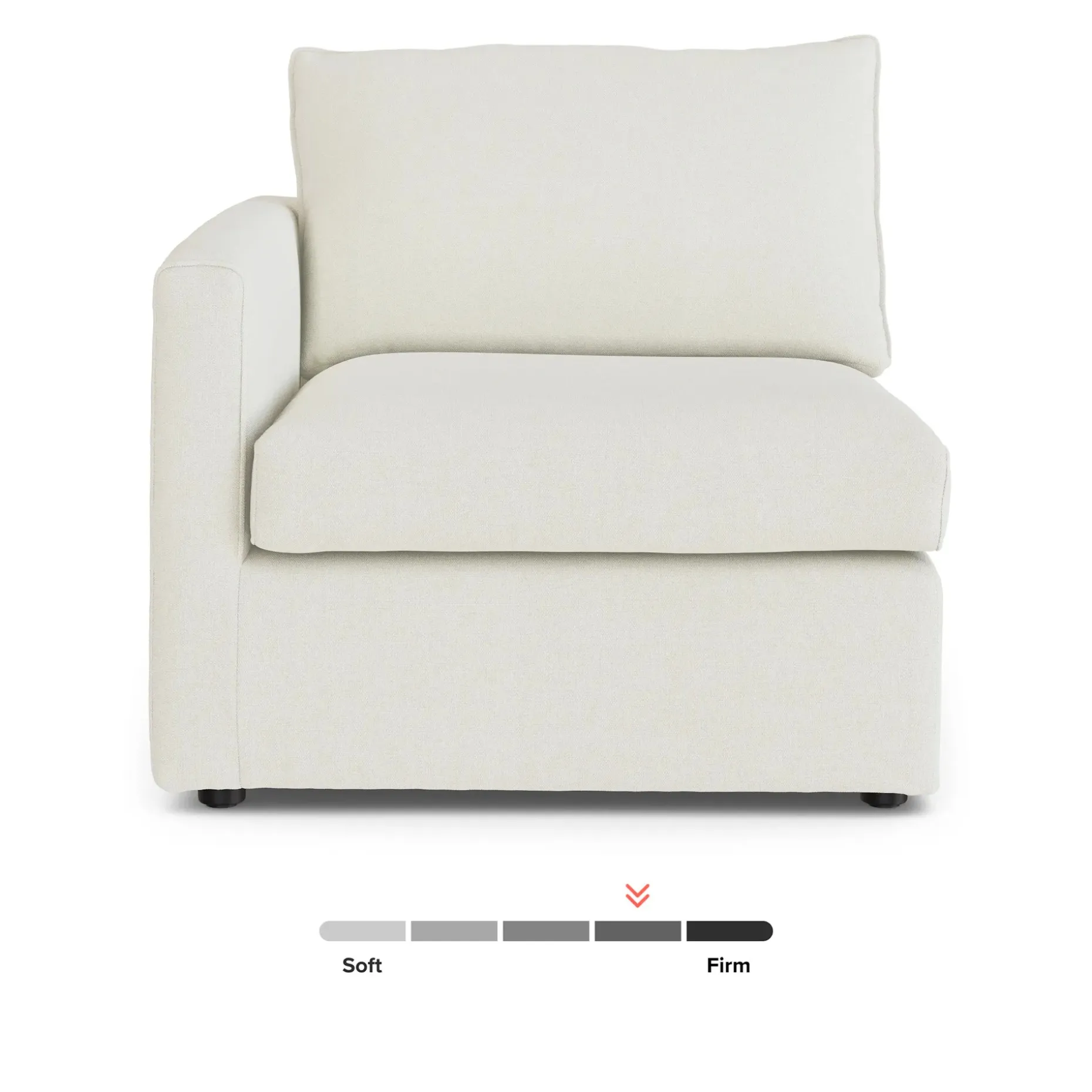 Lenae 36" Left Arm Module - Savoy Ivory