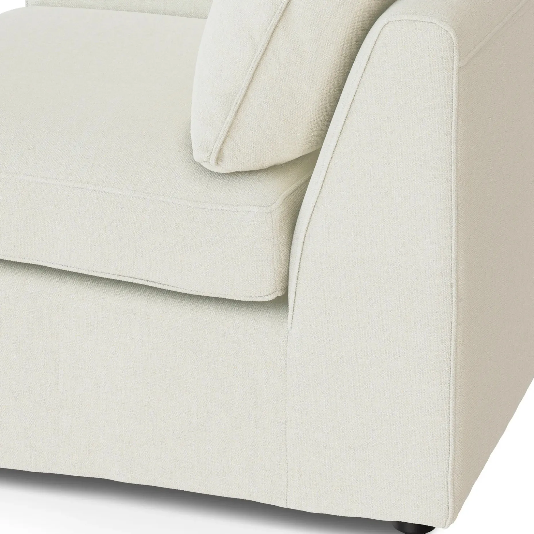 Lenae 36" Left Arm Module - Savoy Ivory