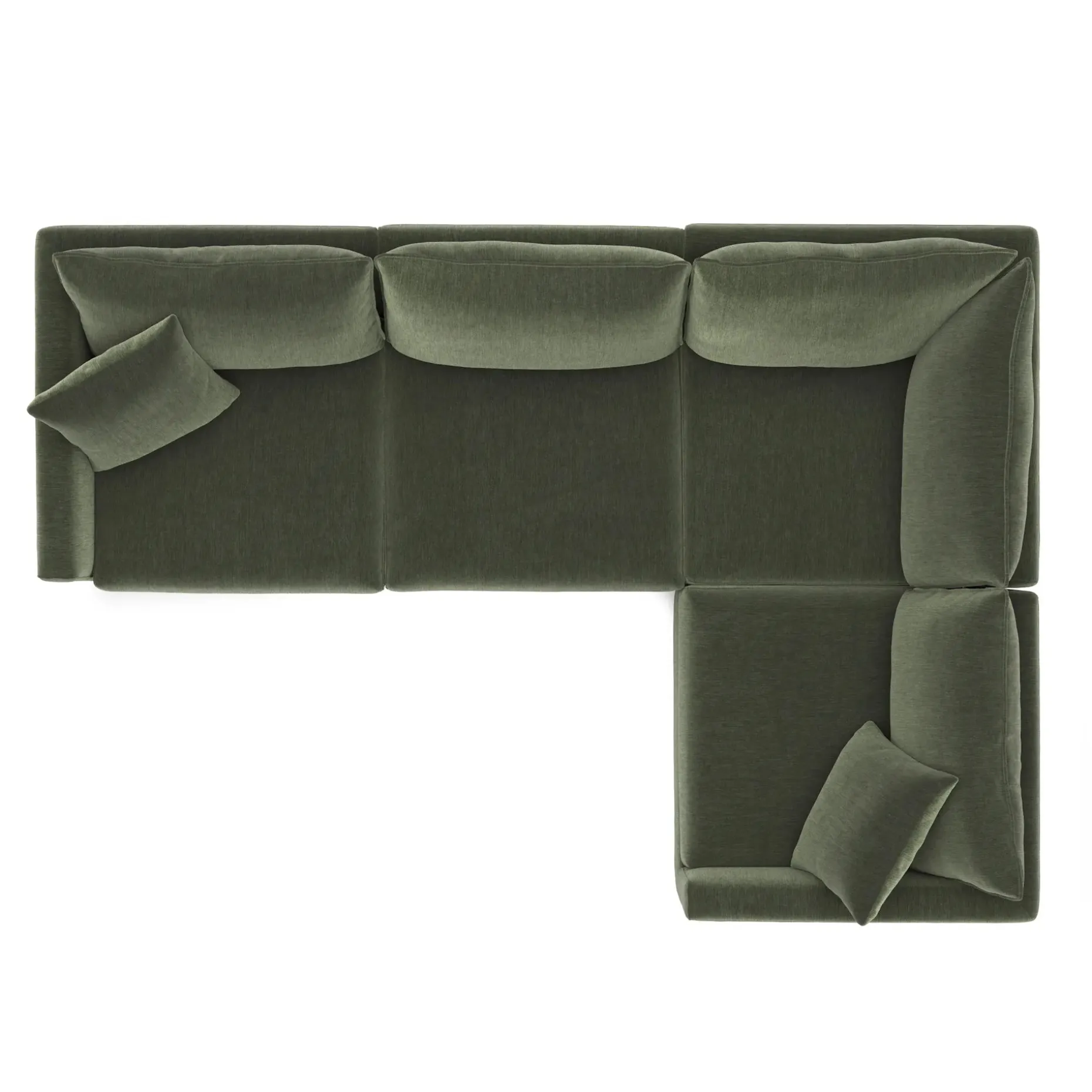 Lenae 106" Modular L-Shape Sectional - Eleos Green
