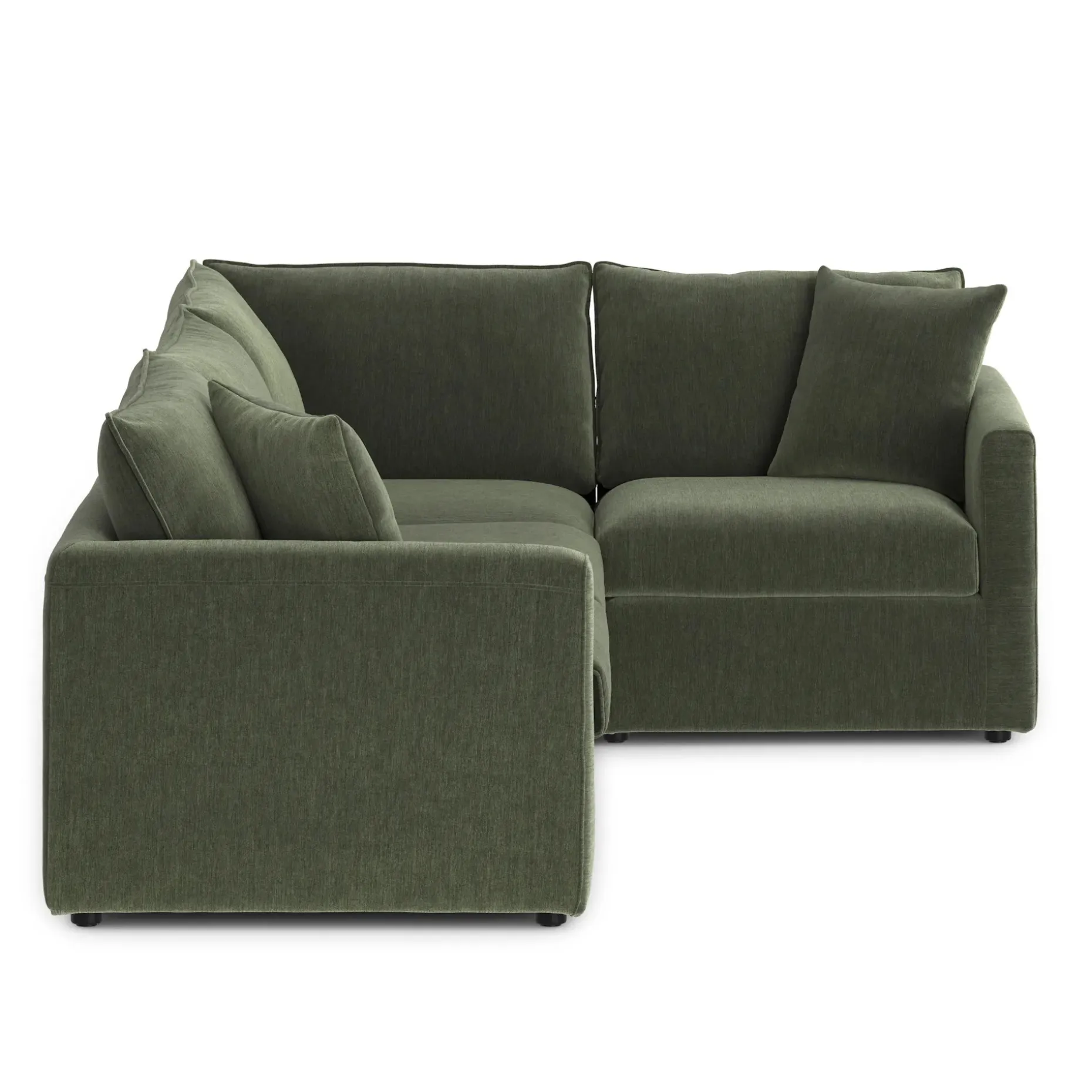 Lenae 106" Modular L-Shape Sectional - Eleos Green