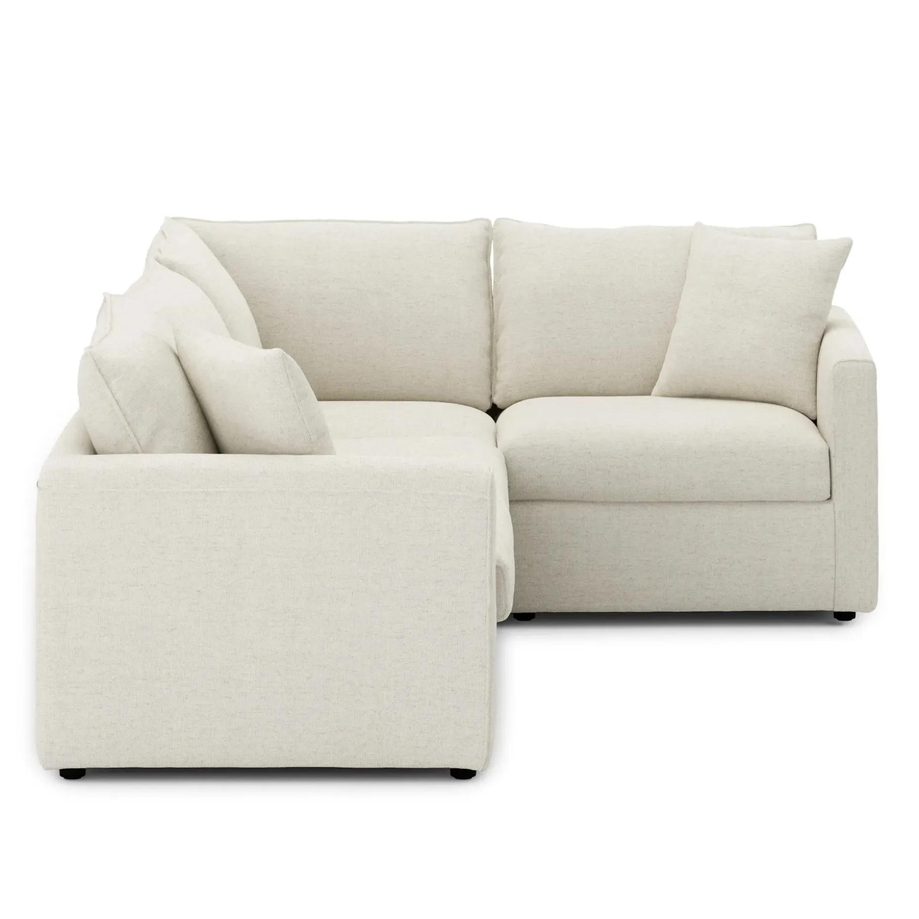 Lenae 106" Modular L-Shape Sectional - Savoy Ivory