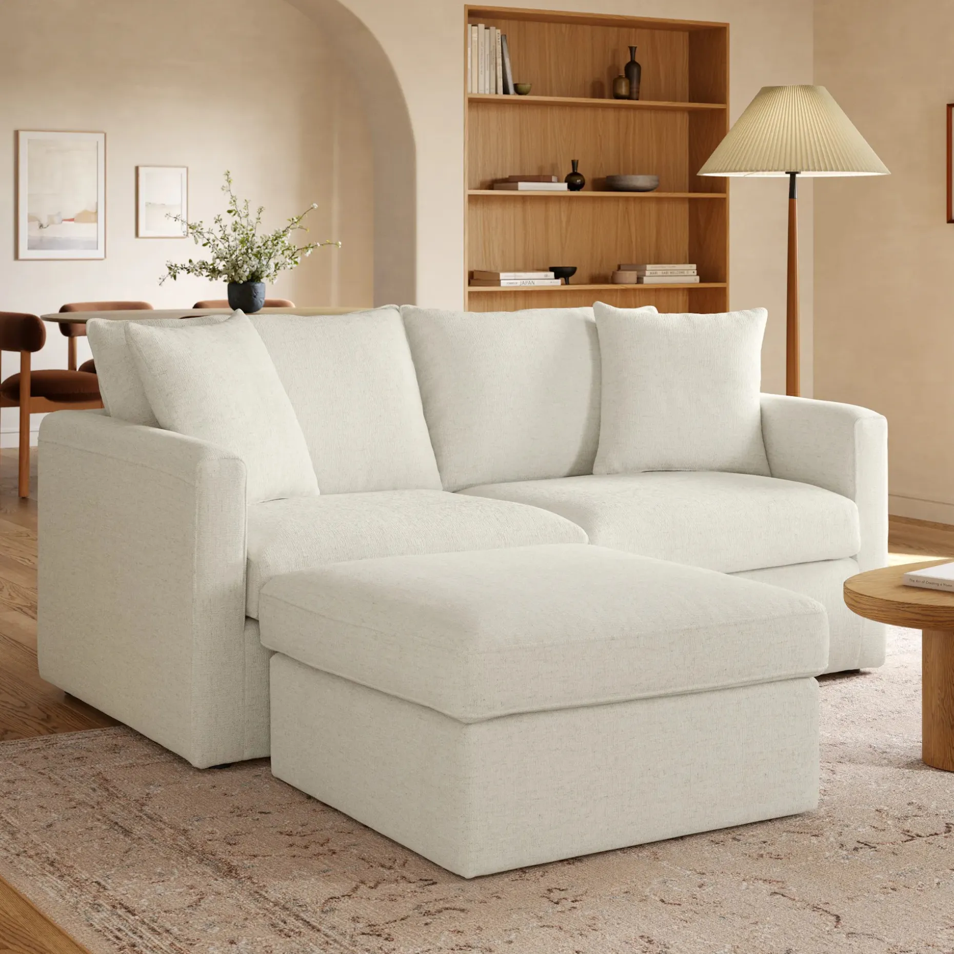 Lenae 72" Modular Sectional - Savoy Ivory