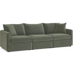 Lenae 104.5" Modular Sofa - Eleos Green