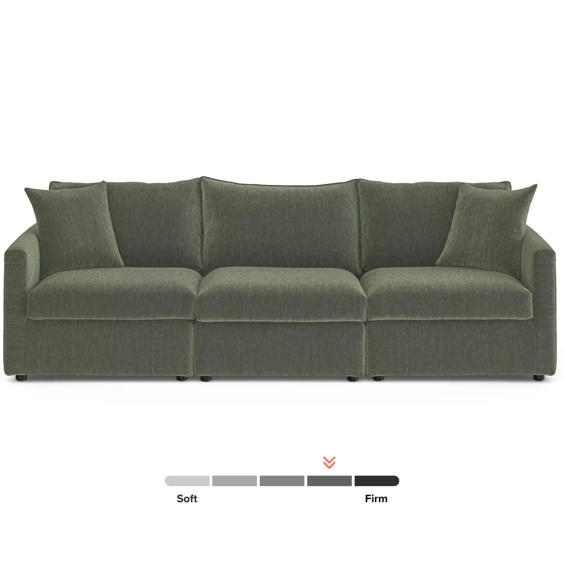 Lenae 104.5" Modular Sofa - Eleos Green