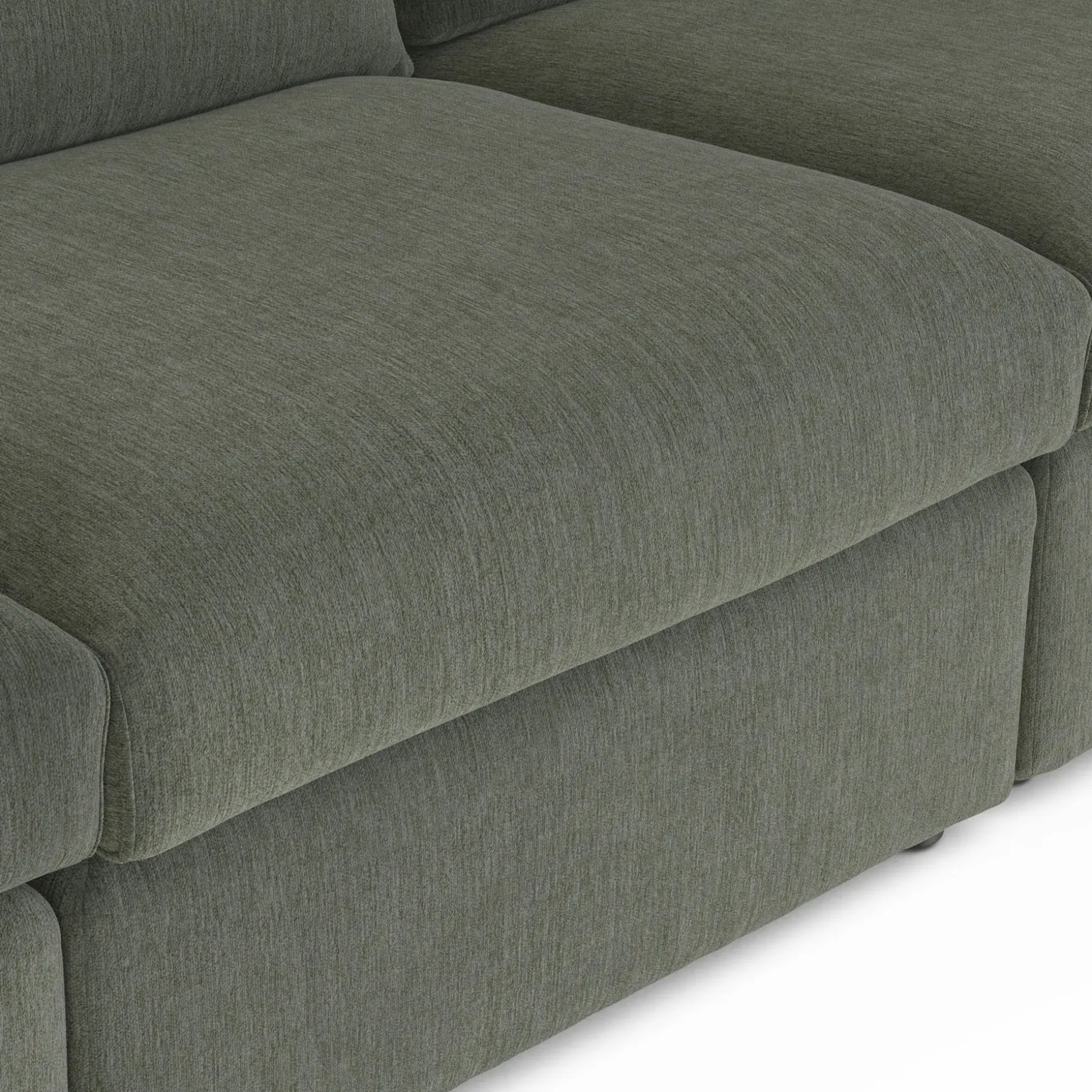 Lenae 104.5" Modular Sofa - Eleos Green
