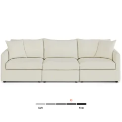 Lenae 104" Modular Sofa - Savoy Ivory