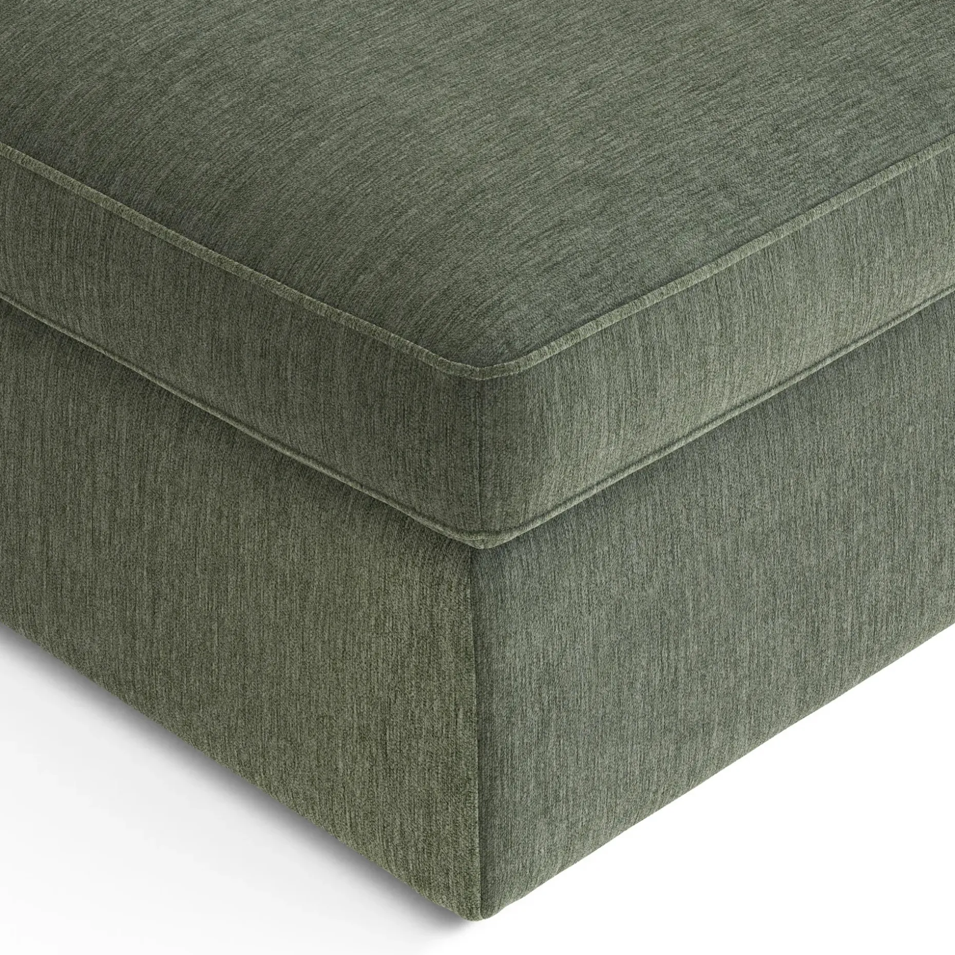 Lenae 33" Ottoman - Eleos Green